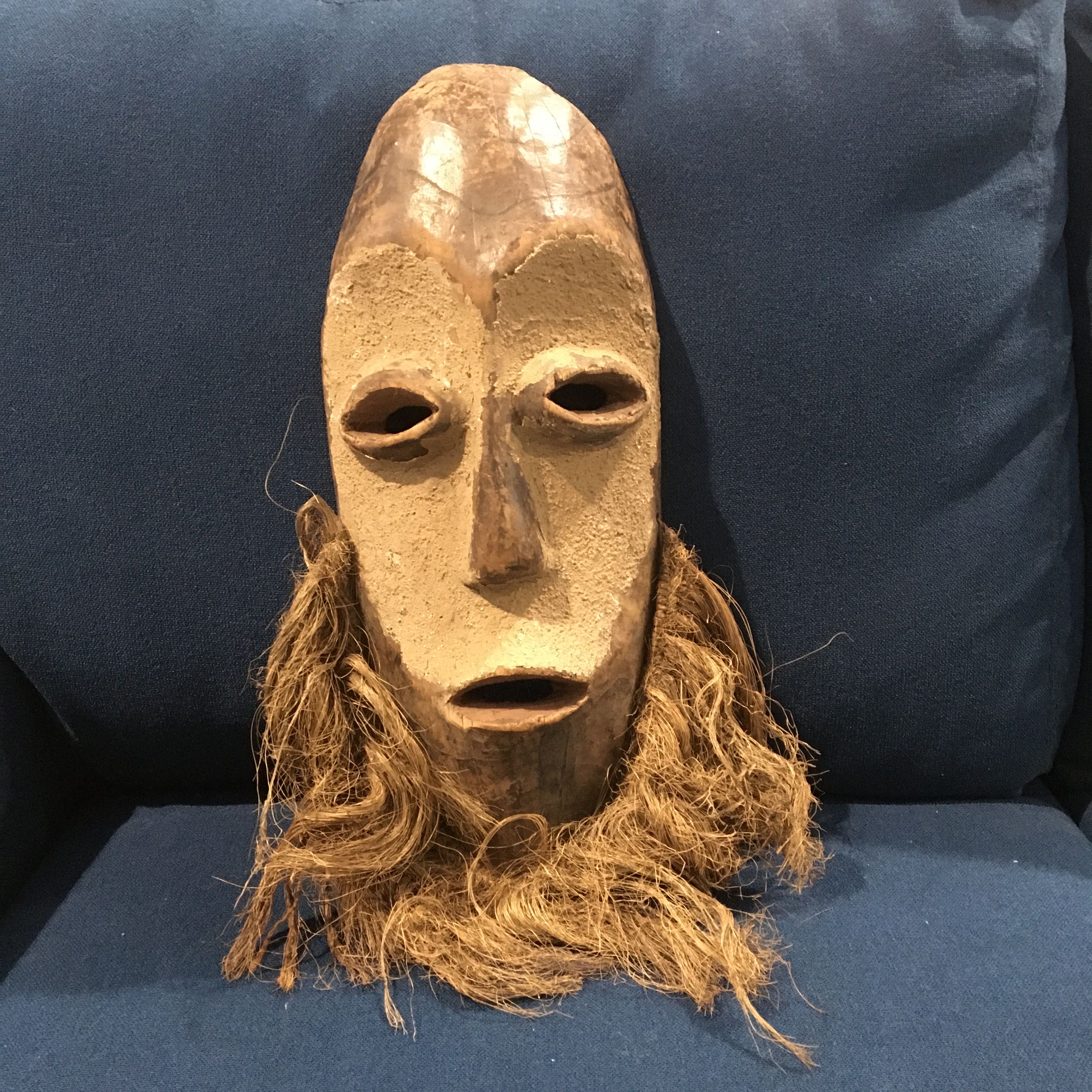 Carved Wood Lega Congo Mask