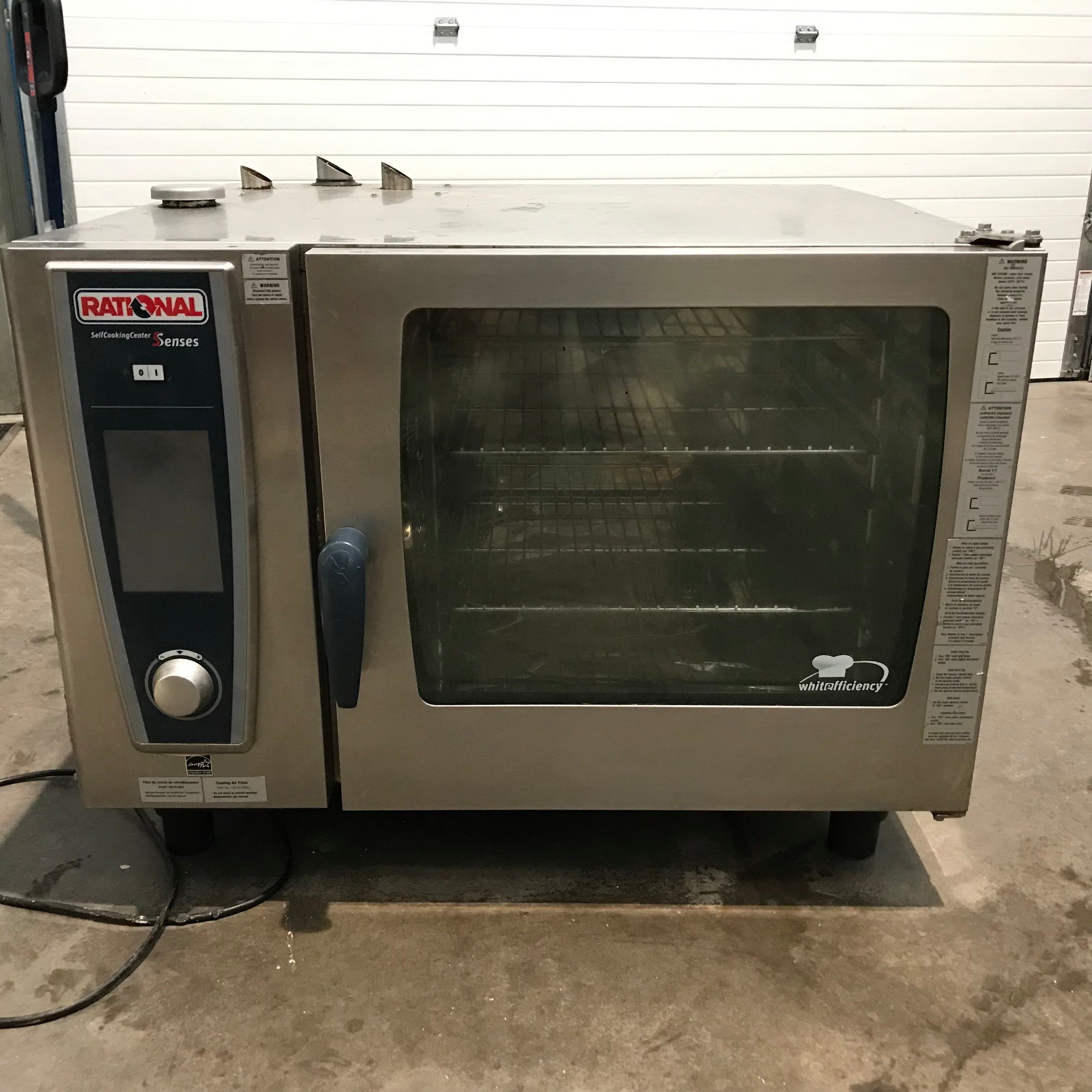 Rational 62G Stainless Steel Gas & 220 Volts Commercial Oven