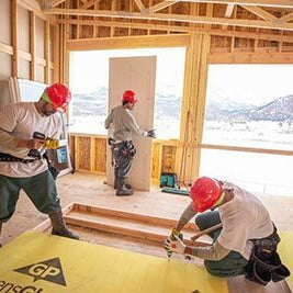 Inmate work crew helping to build Basalt Vista houses