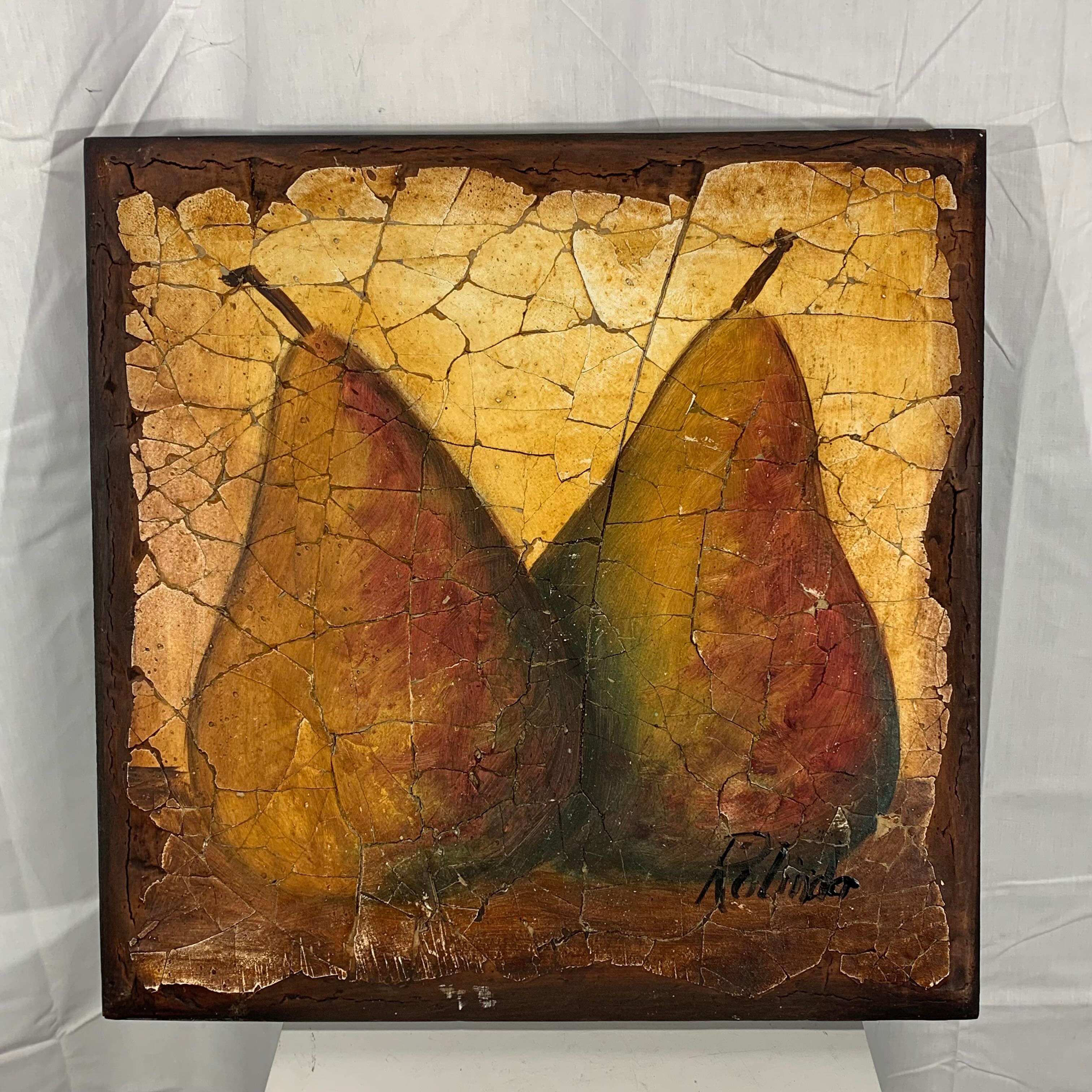 18"x 18" Two of a Kind by Rolinda Stotts Original Mixed Media