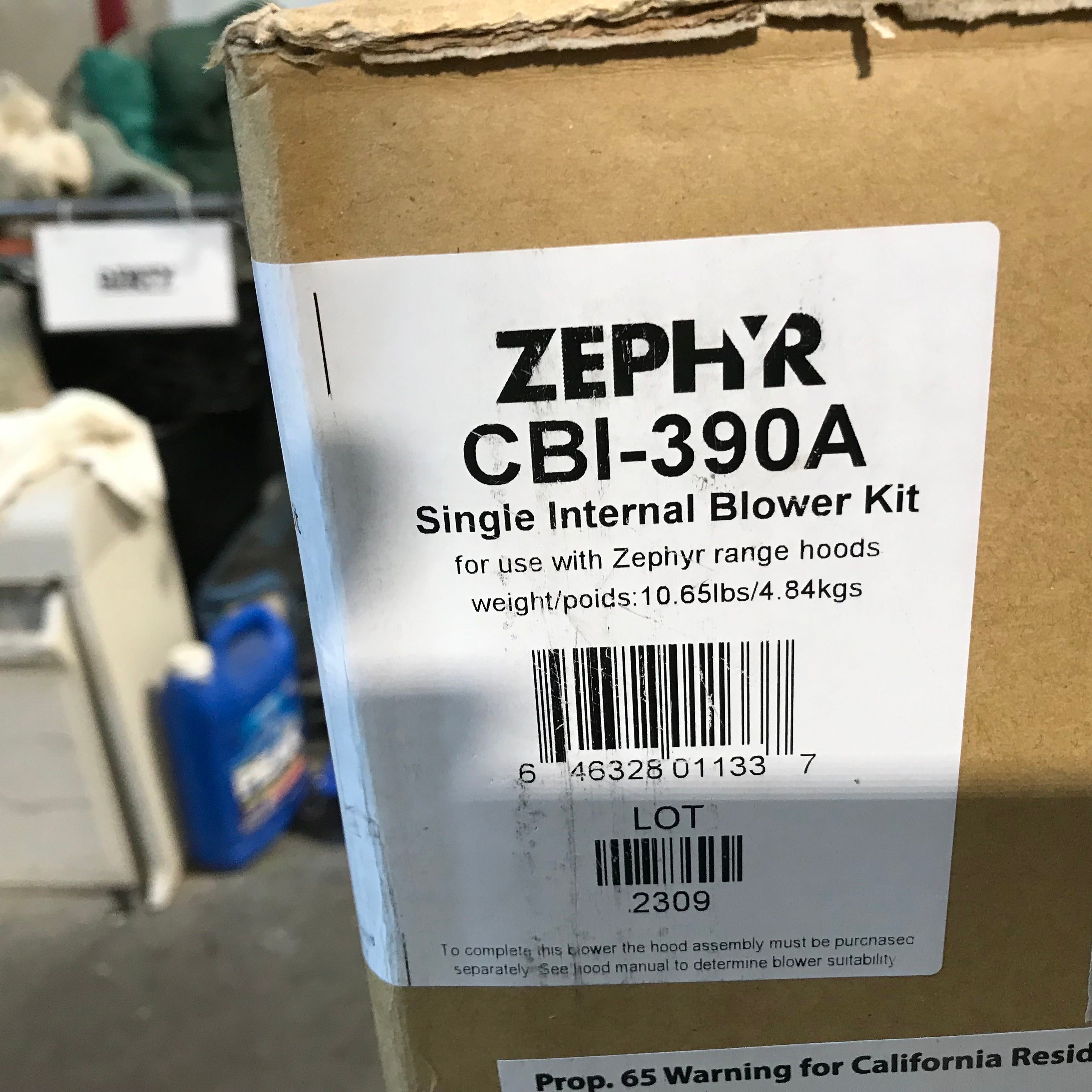 Zephr Internal Range Hood Blower