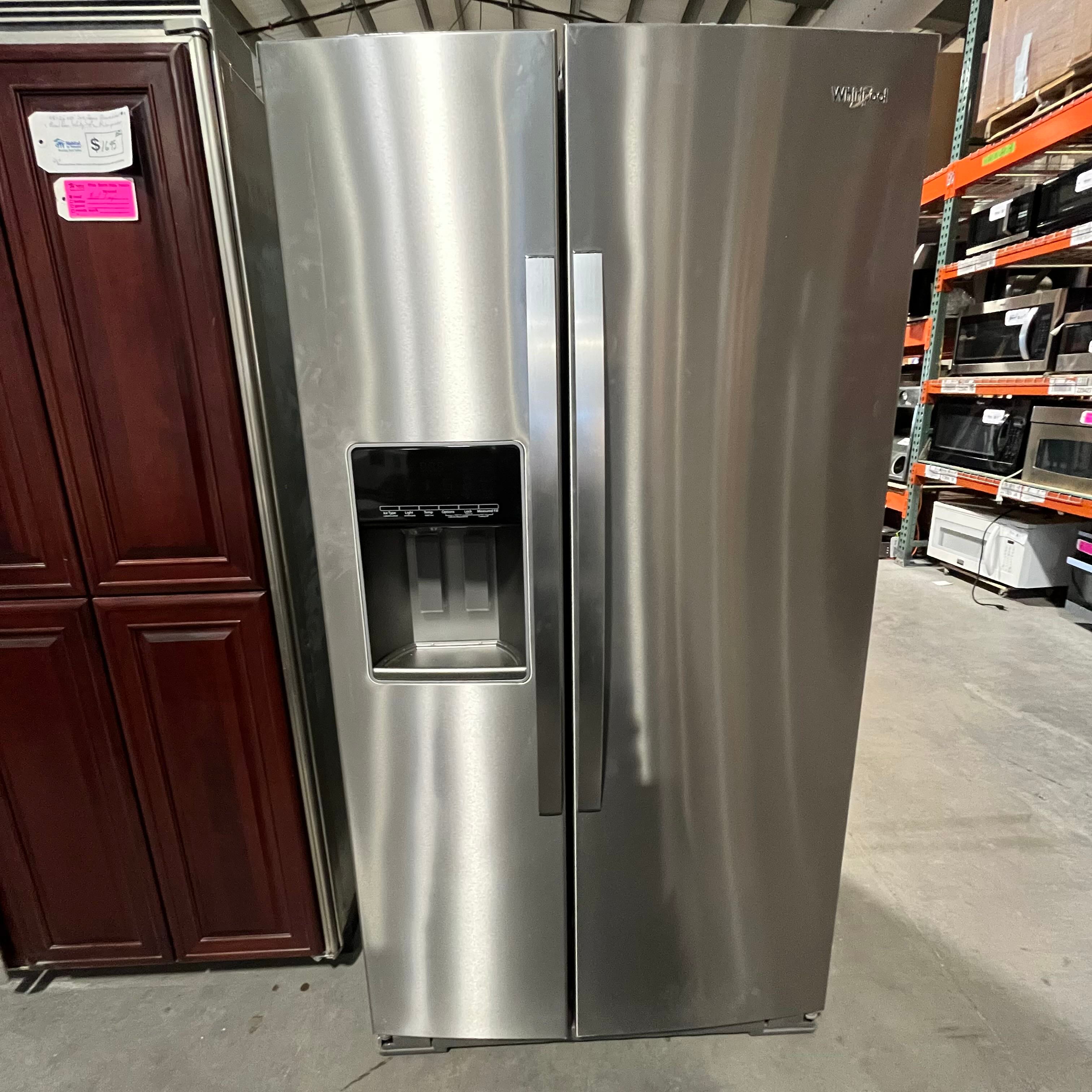 F4823 Whirlpool Side by Side Stainless Steel Refrigerator