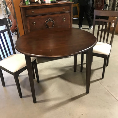 Dark Wood Stained with Storage and Metal Base Conference Table Desk —  Habitat Roaring Fork