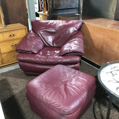 Belfield Top Grain Leather Swivel Chair