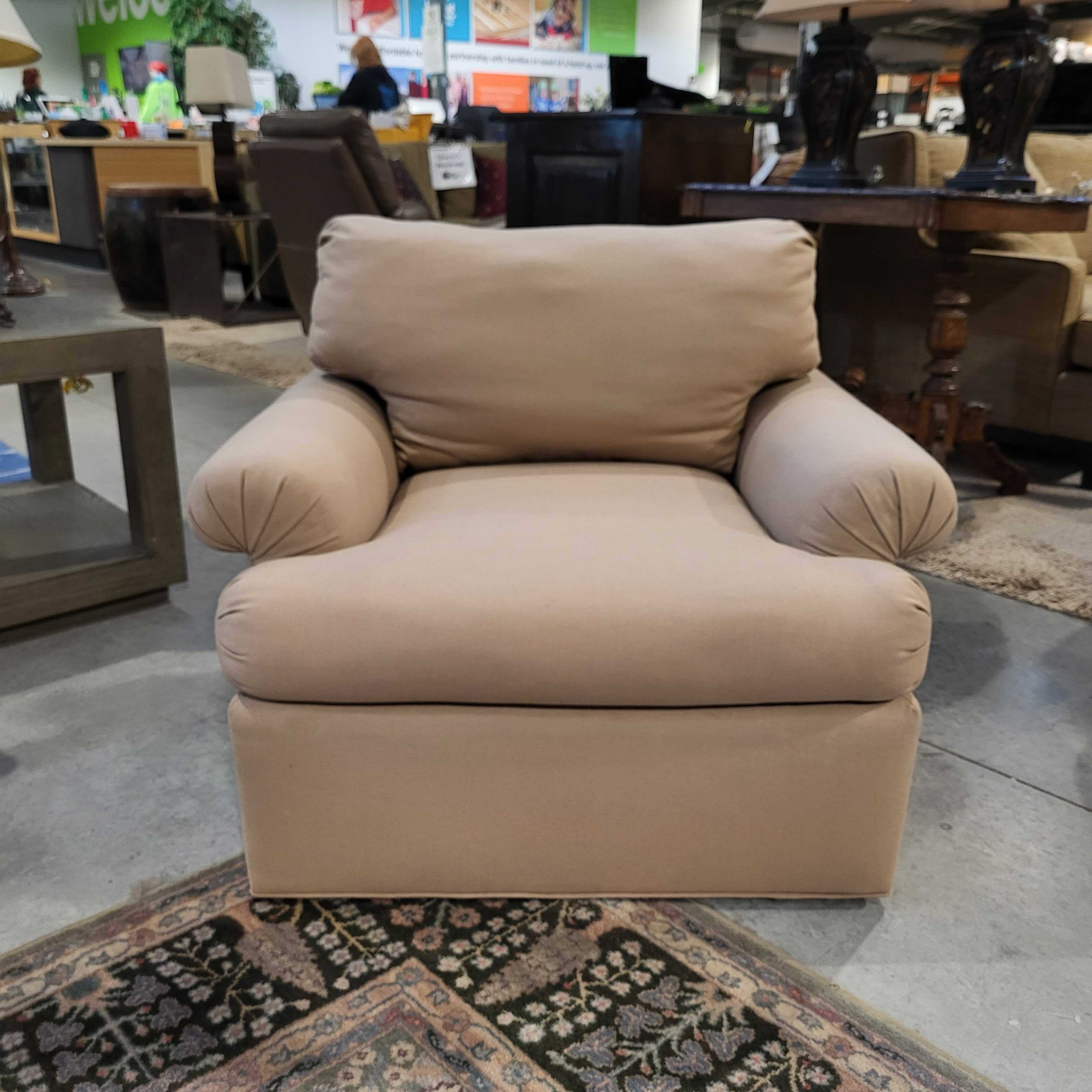 Kisabeth Furniture Custom Mauve Blush Wool Chair
