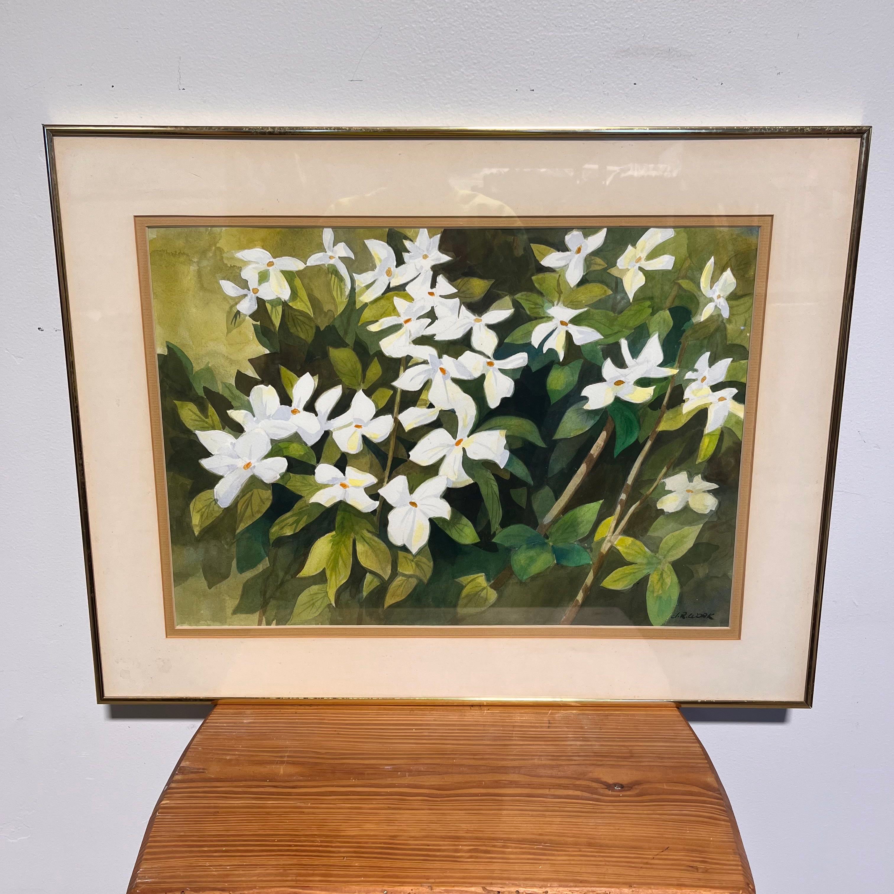 J.R. Works Floral Still Life Original Watercolor Painting