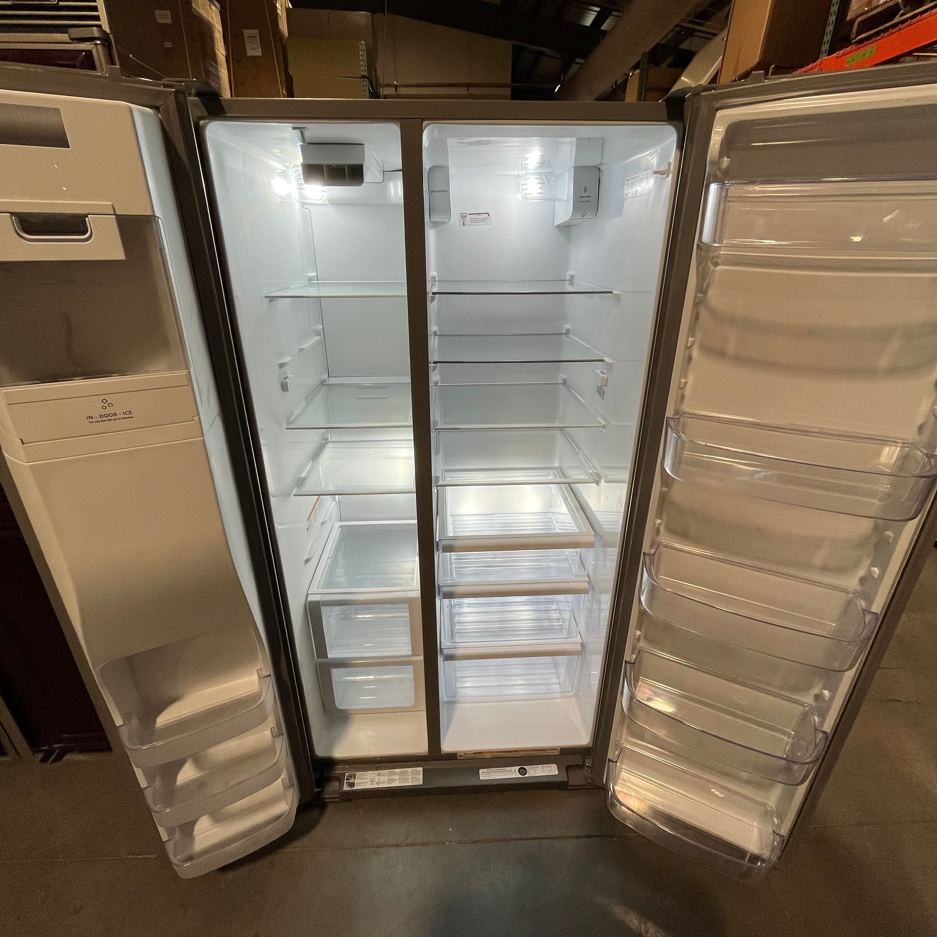 F4823 Whirlpool Side by Side Stainless Steel Refrigerator