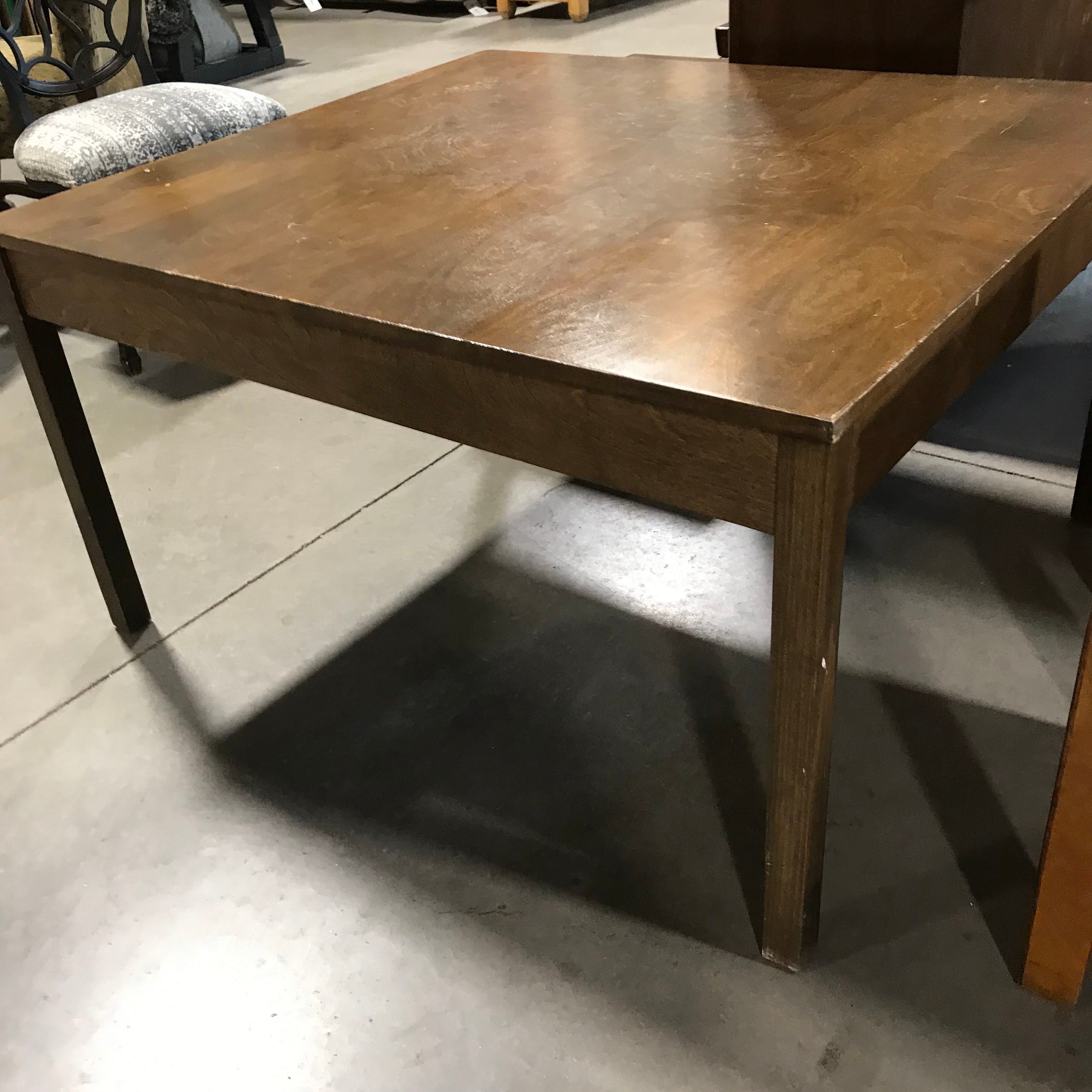 Tall Square Pine Coffee Table