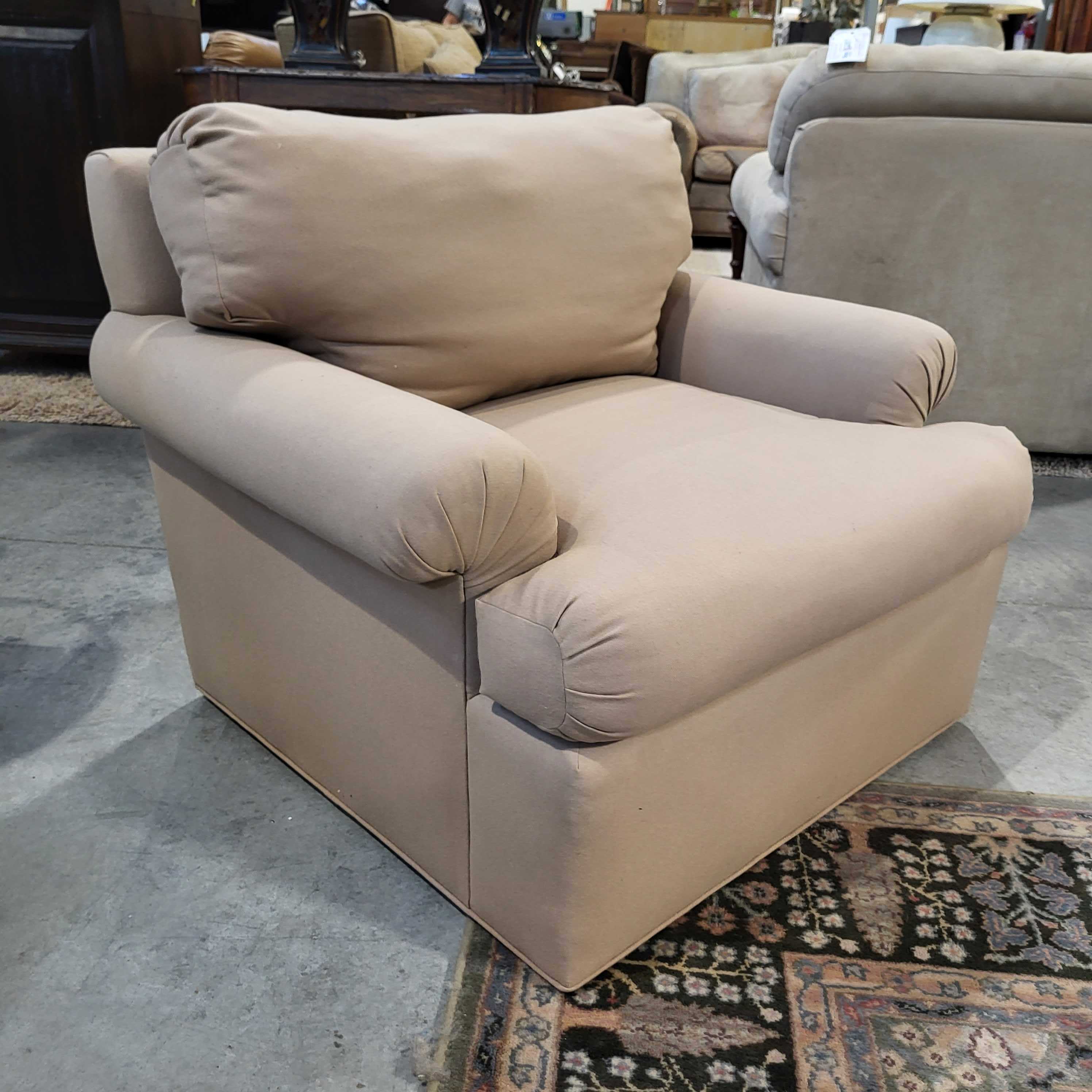Kisabeth Furniture Custom Mauve Blush Wool Chair