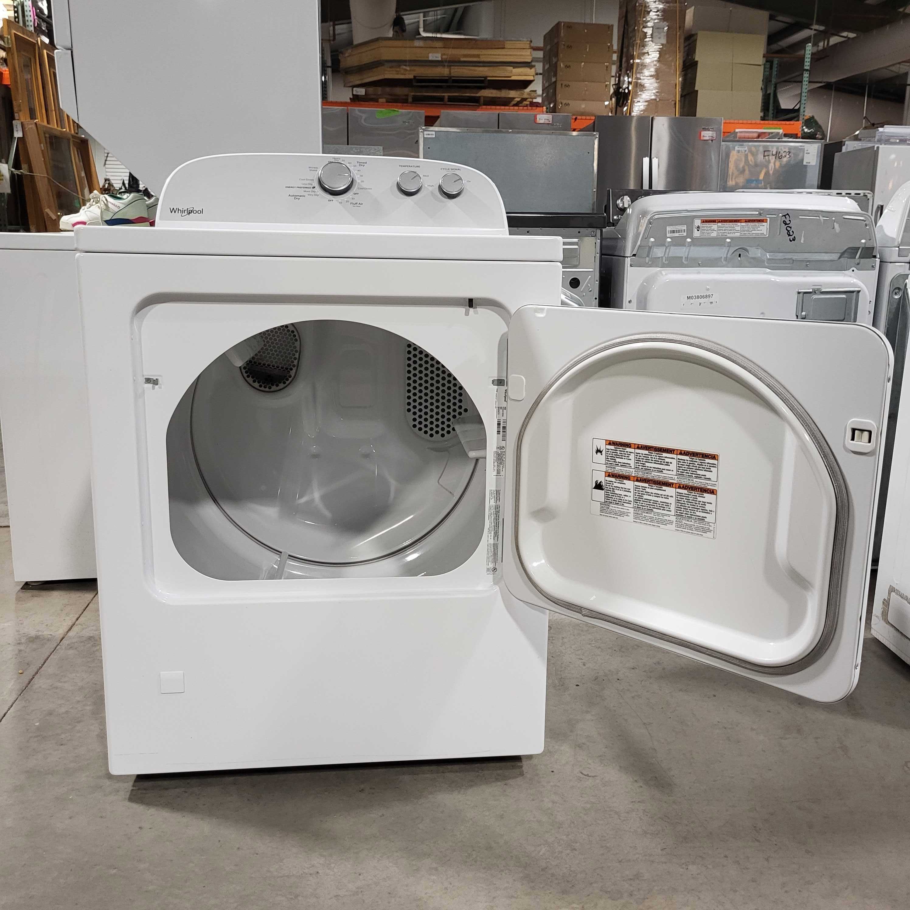 Whirlpool White Front Load Gas Dryer