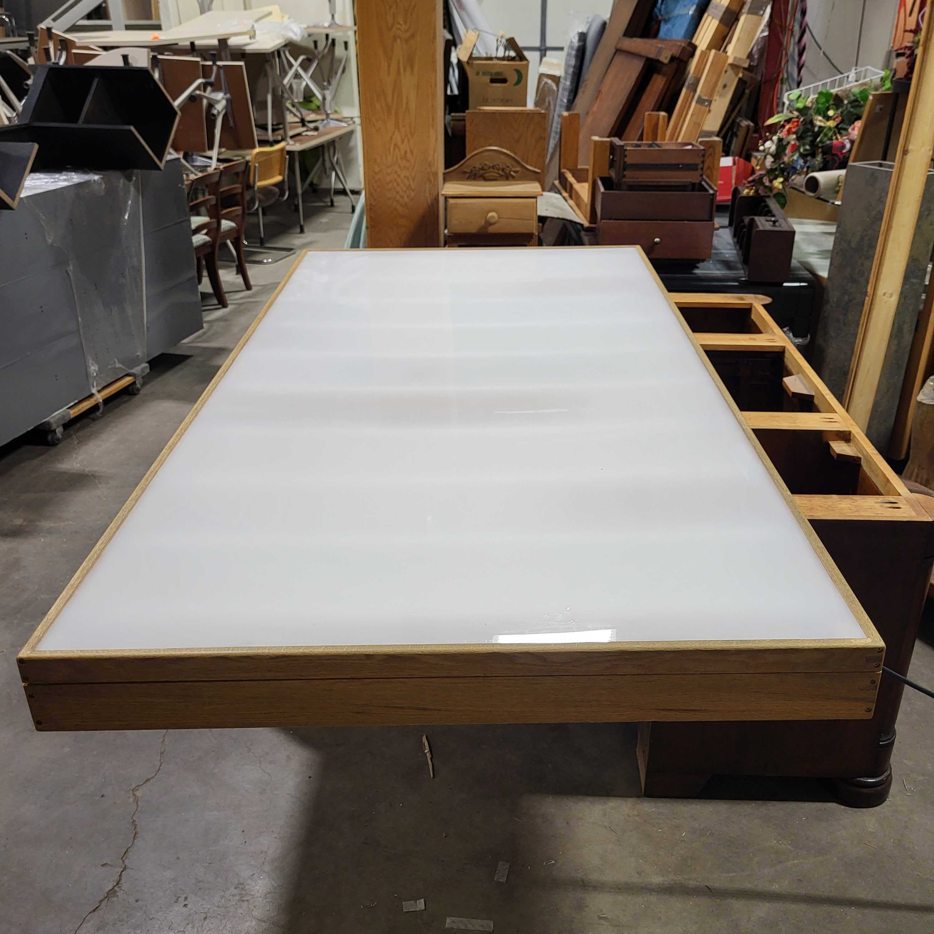 Large Light Box with Glass Top Drafting Table — Habitat Roaring Fork