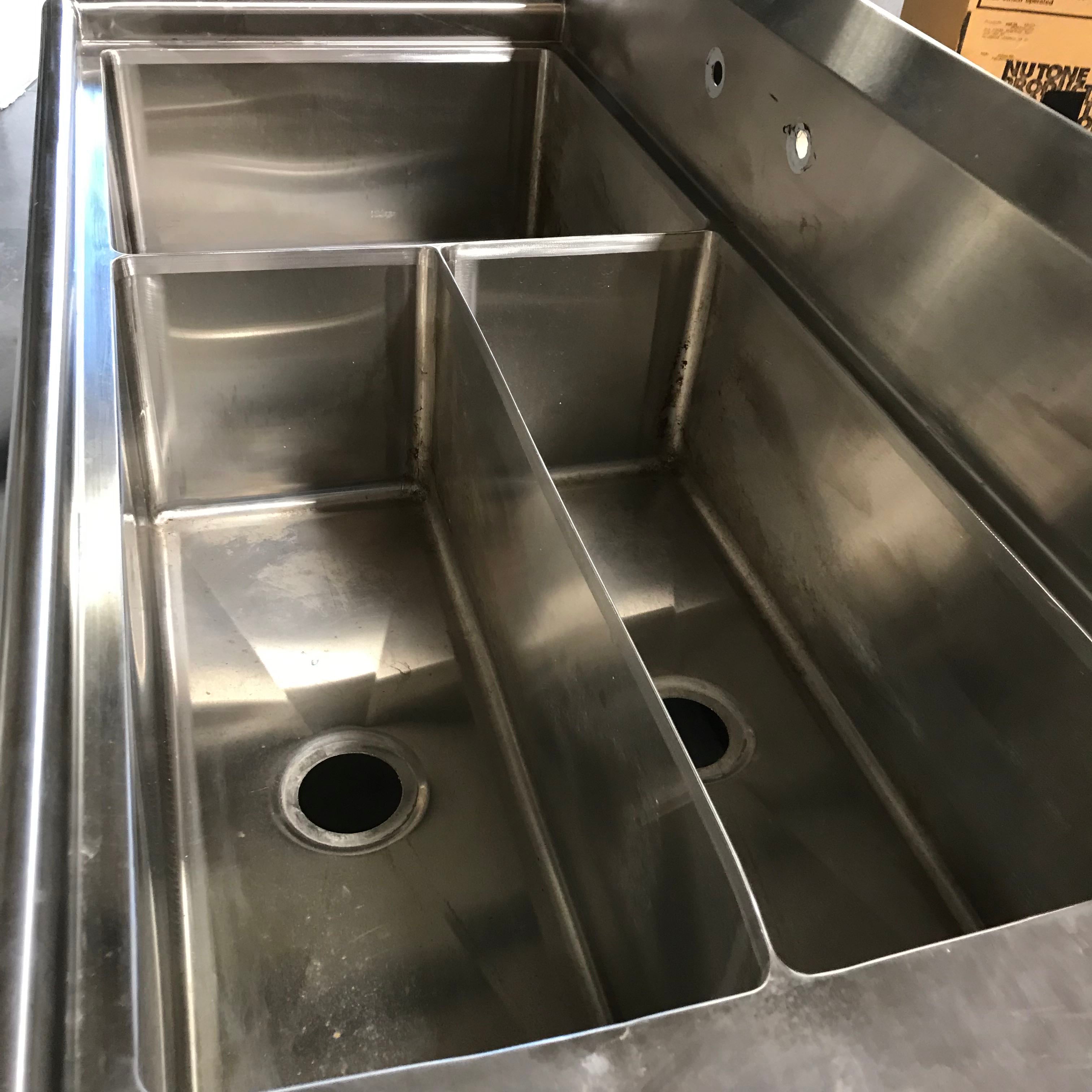 Boos Stainless Steel with Legs Commercial Kitchen Sink