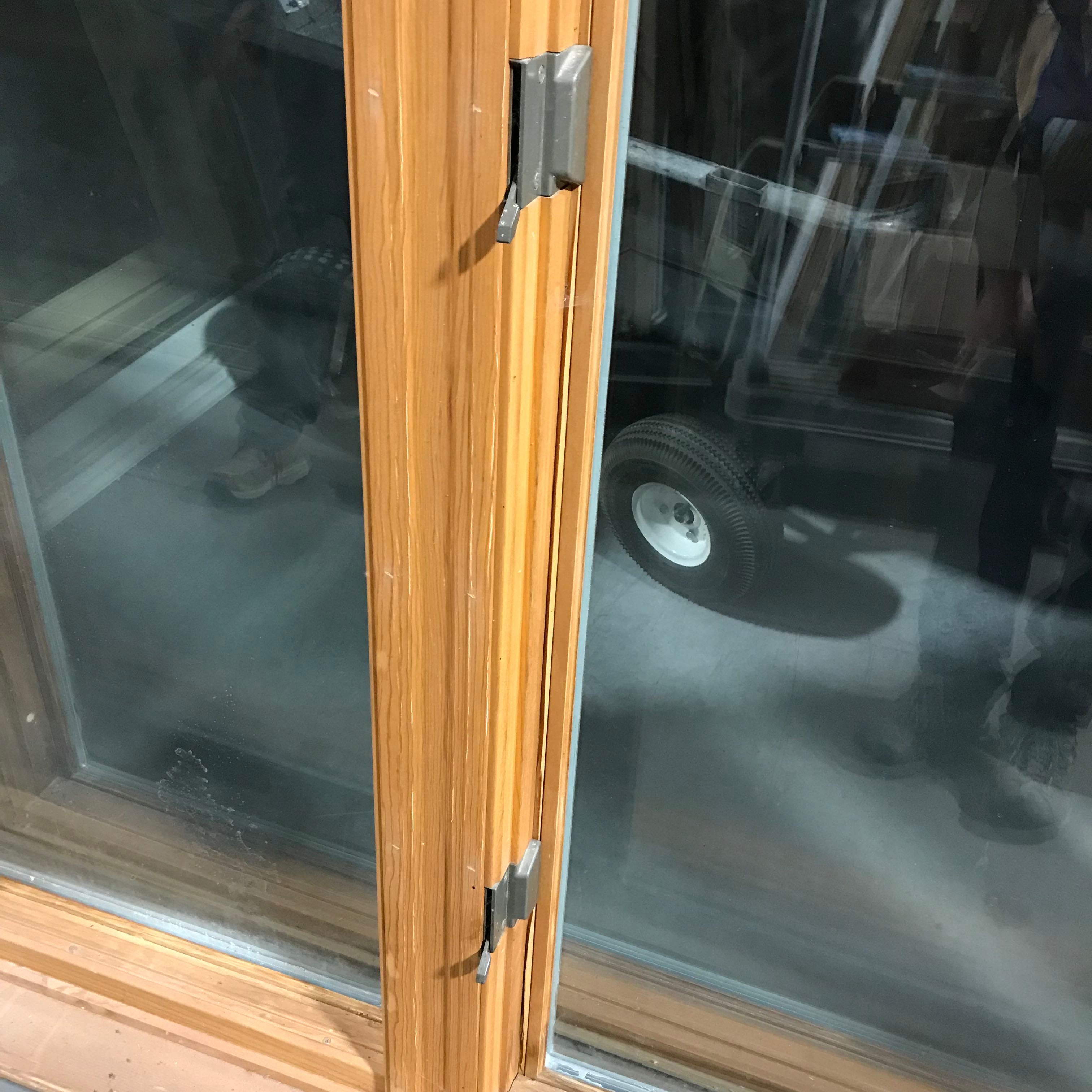 59.5"x 47.5"x 7.5" Olive Metal Clad Single Fixed Single Casement Fir Interior Exterior Window