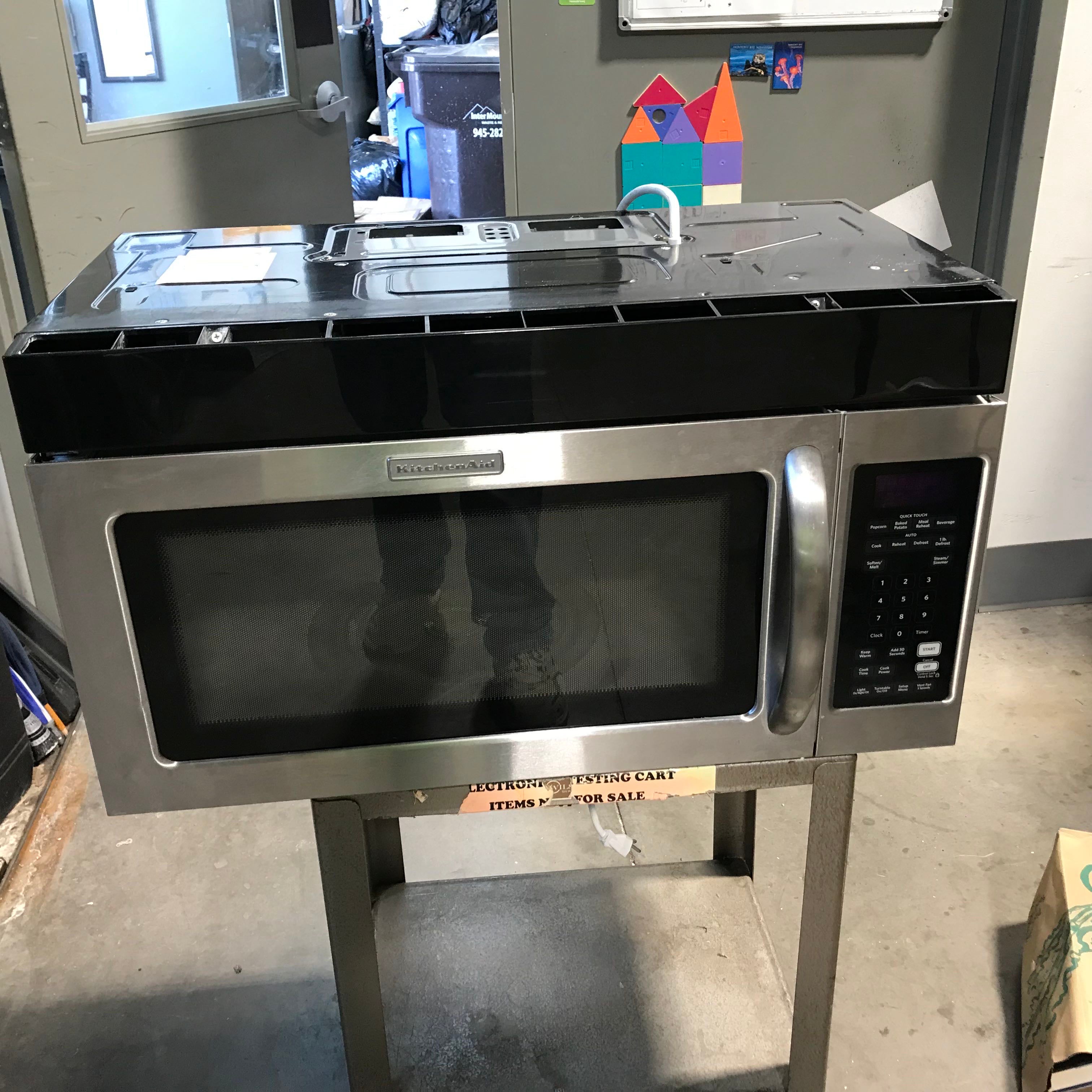 KitchenAid Stainless Steel Over The Range Microwave