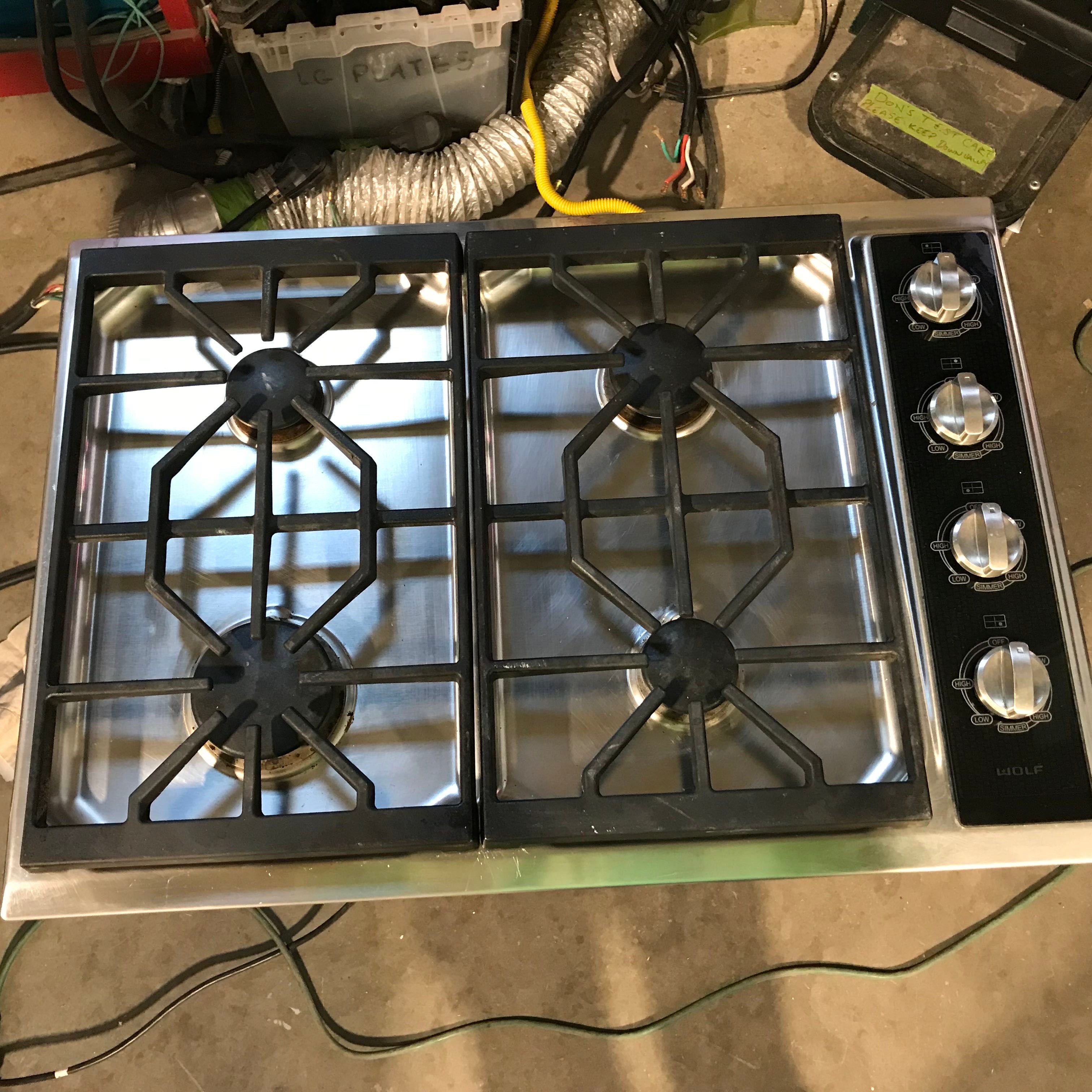 Wolf 30" Four Burner Gas Cook Top