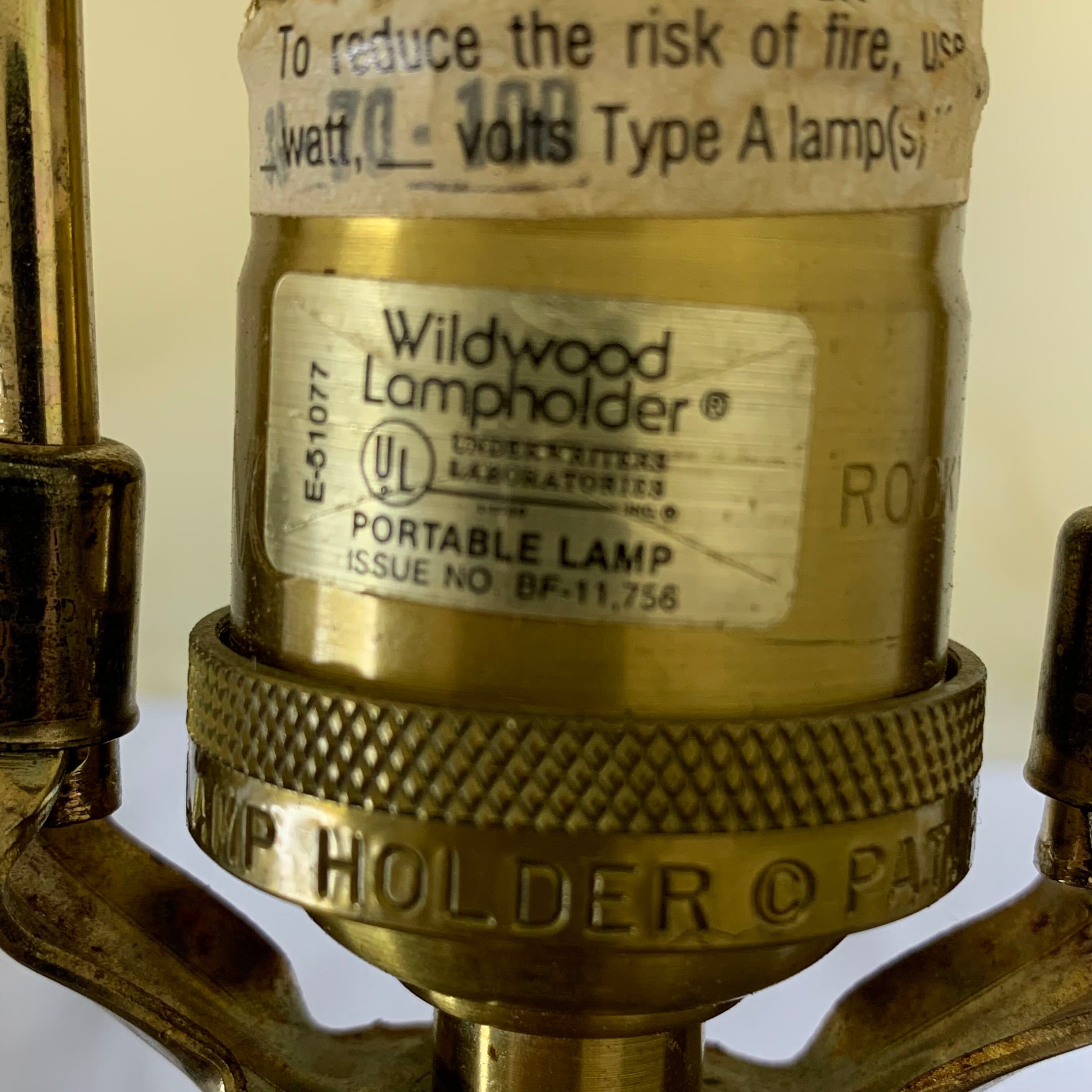 15.5" Diameter x 29" Wildwood Art Tin with Shade Table Lamp
