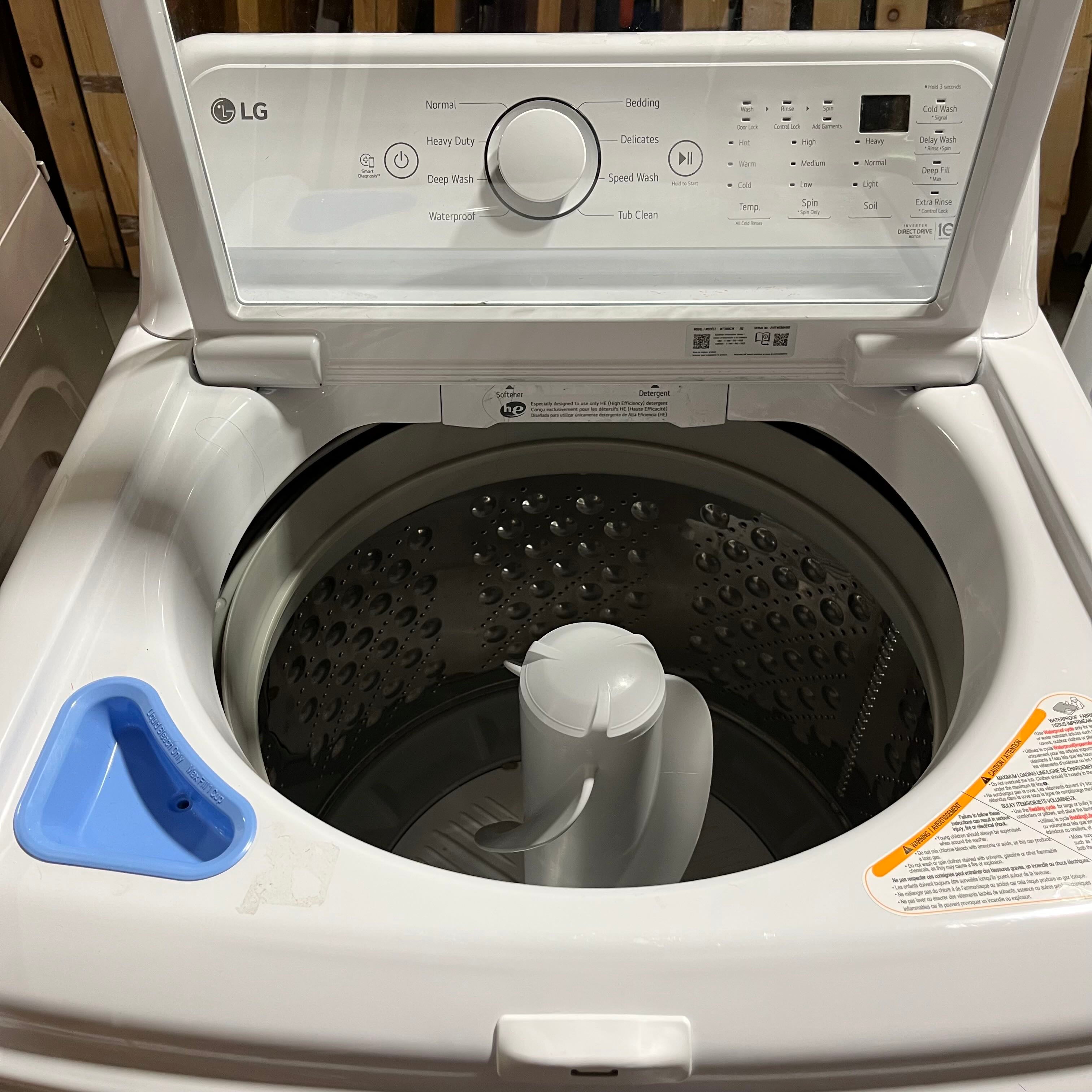 F3923 LG Large Capacity Top Load White Washer