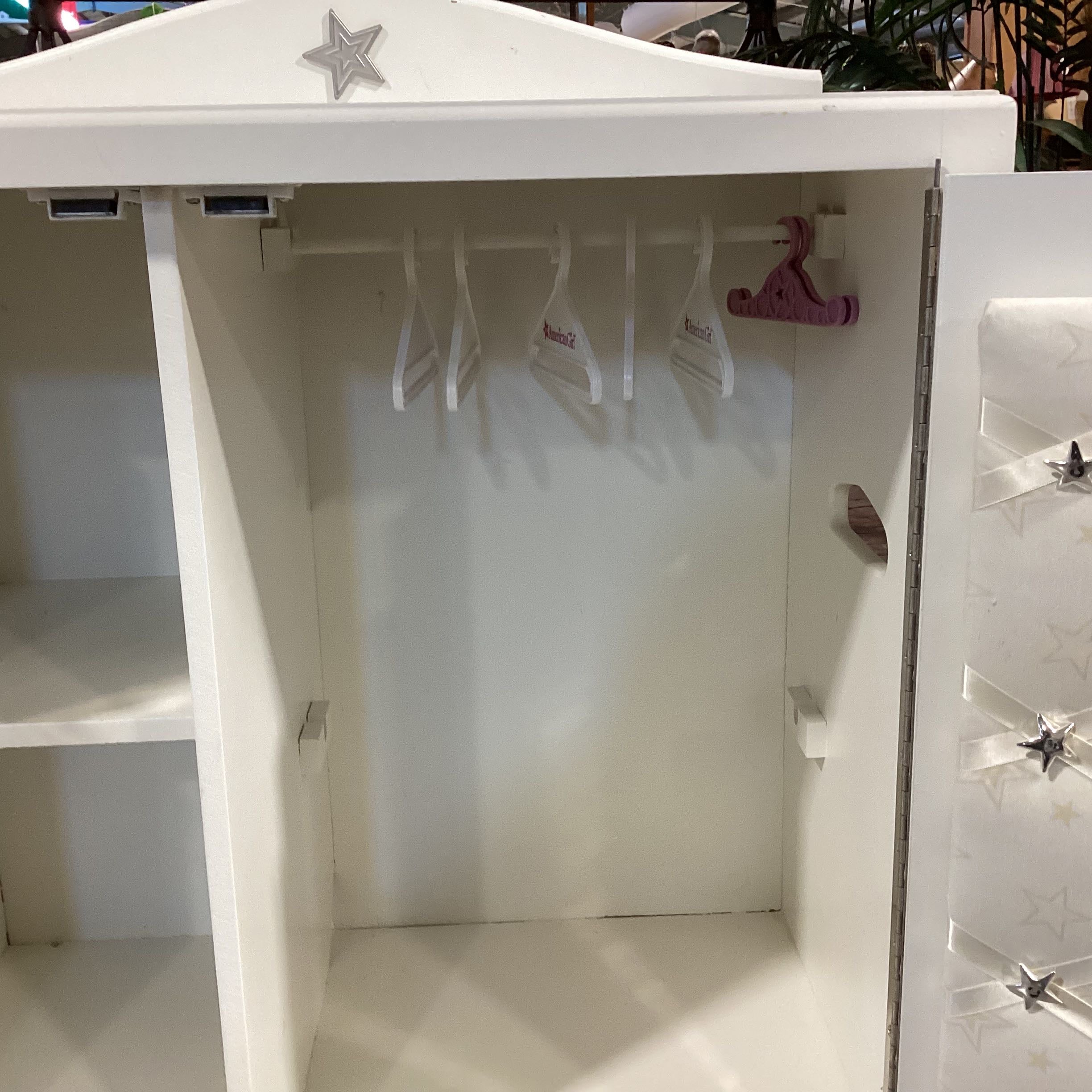 American Girl Doll Storage Cabinet Wardrobe Armoire