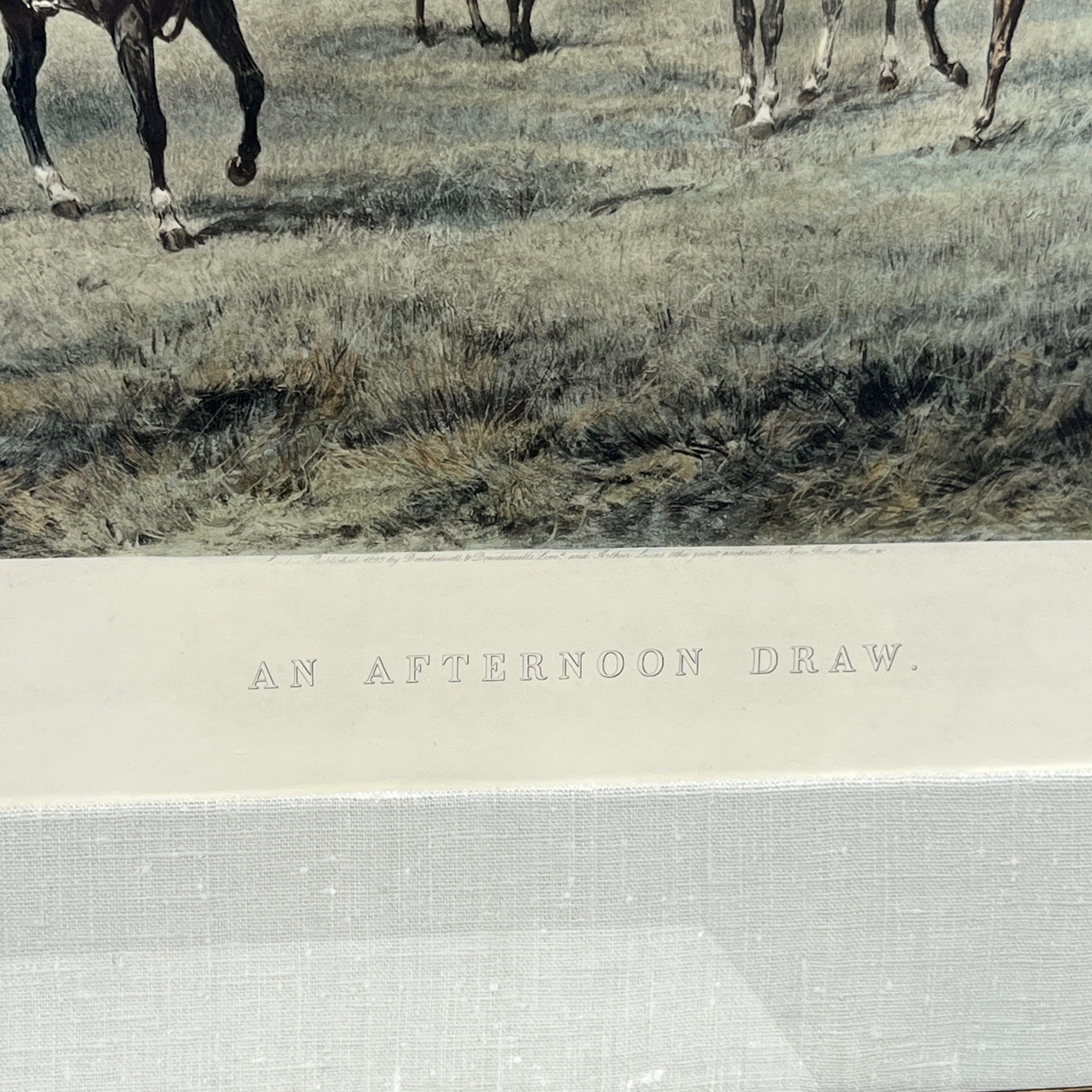 "An Afternoon Draw" by Heywood Harby