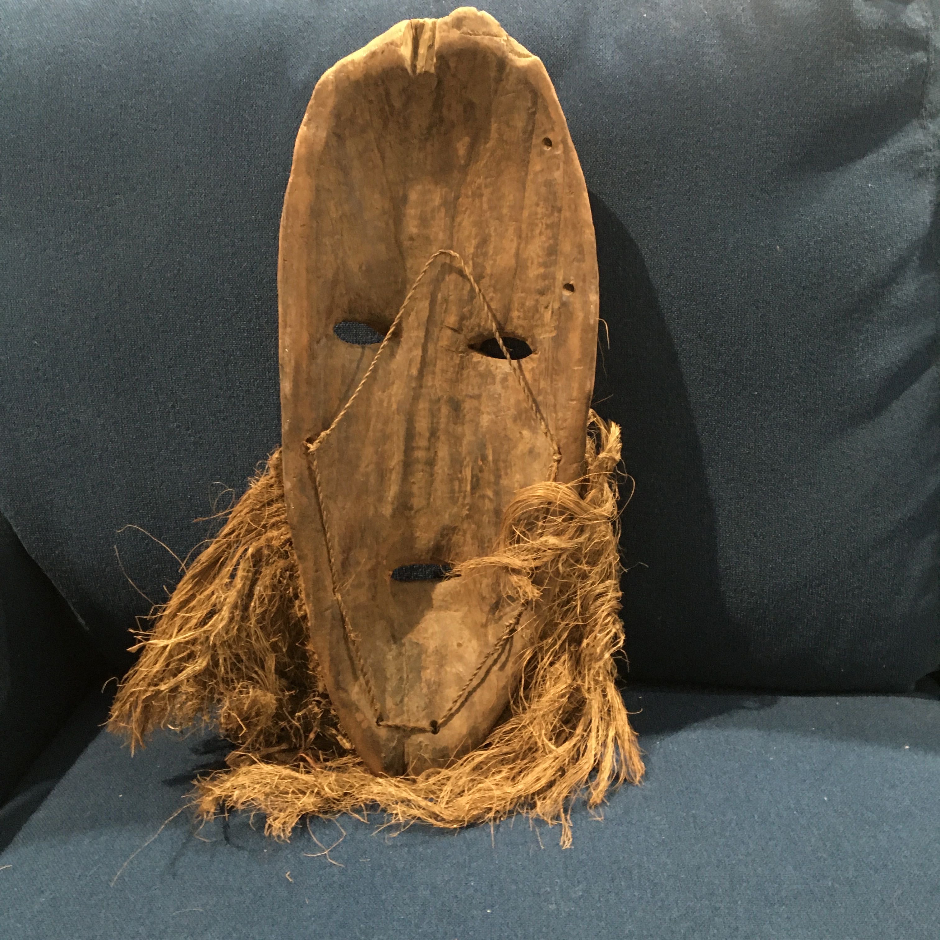Carved Wood Lega Congo Mask