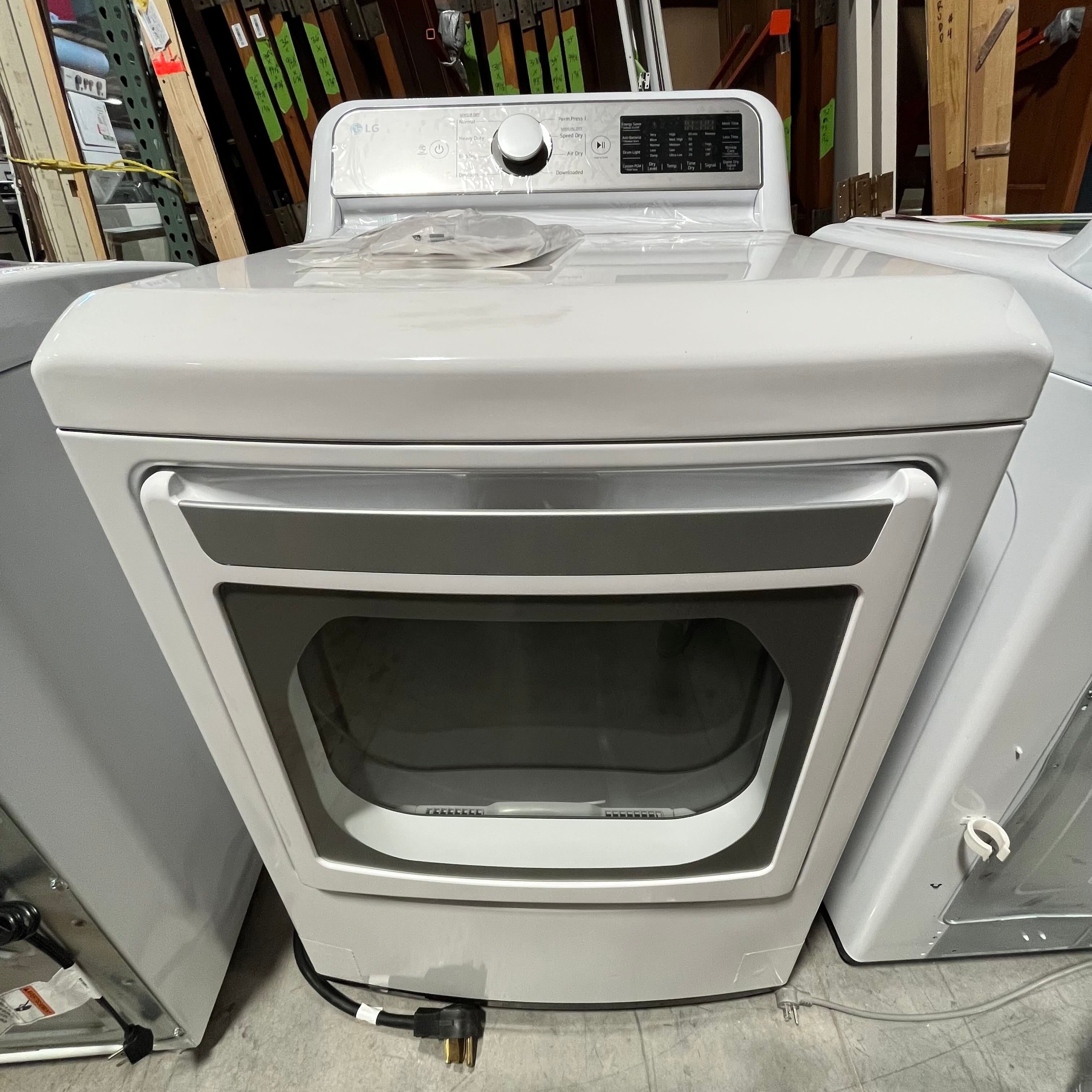 F3823 LG Electric Large Capacity White Dryer