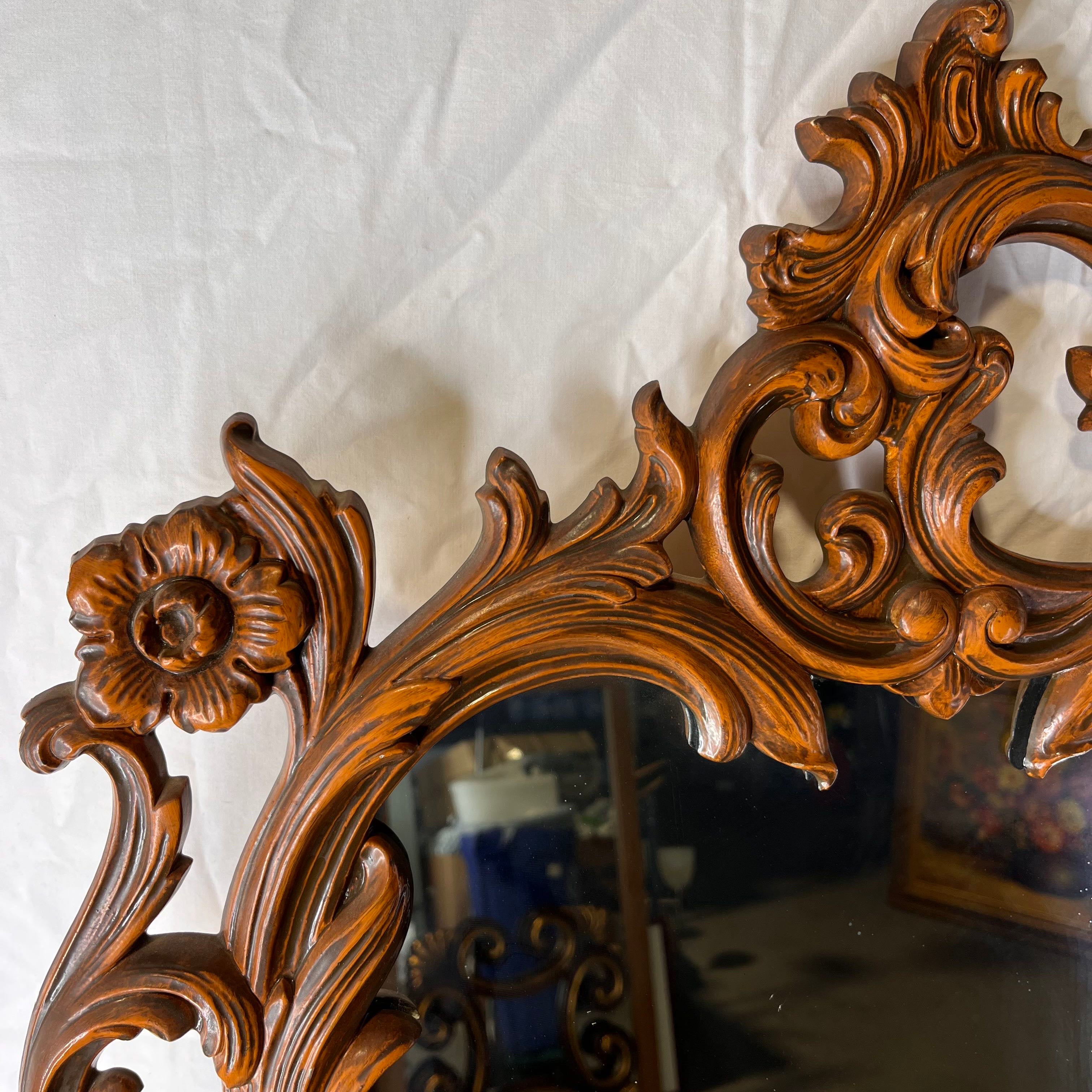 Vintage Ornate Resin Mirror