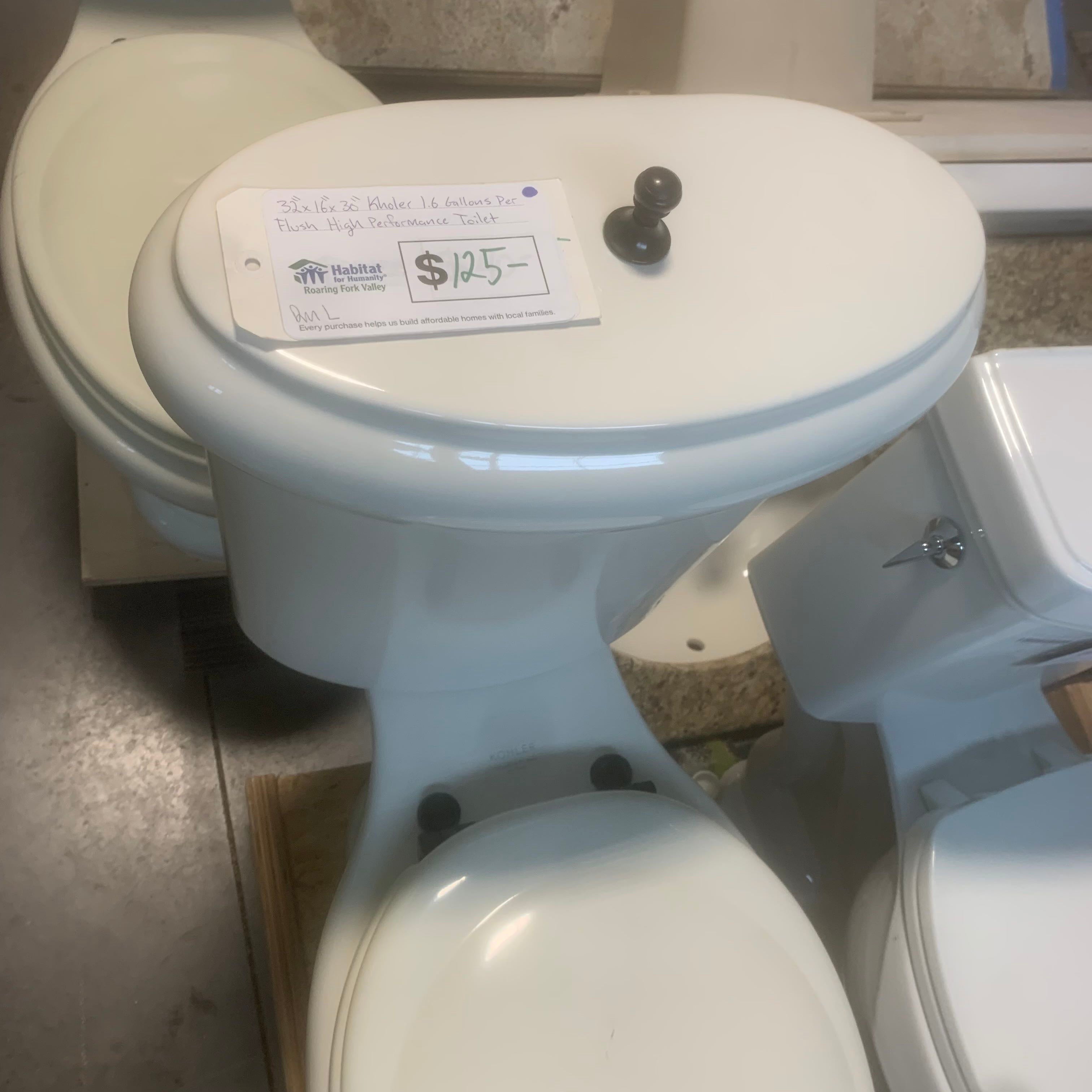 Kohler 1.6 Gallons Per Flush High Performance Toilet