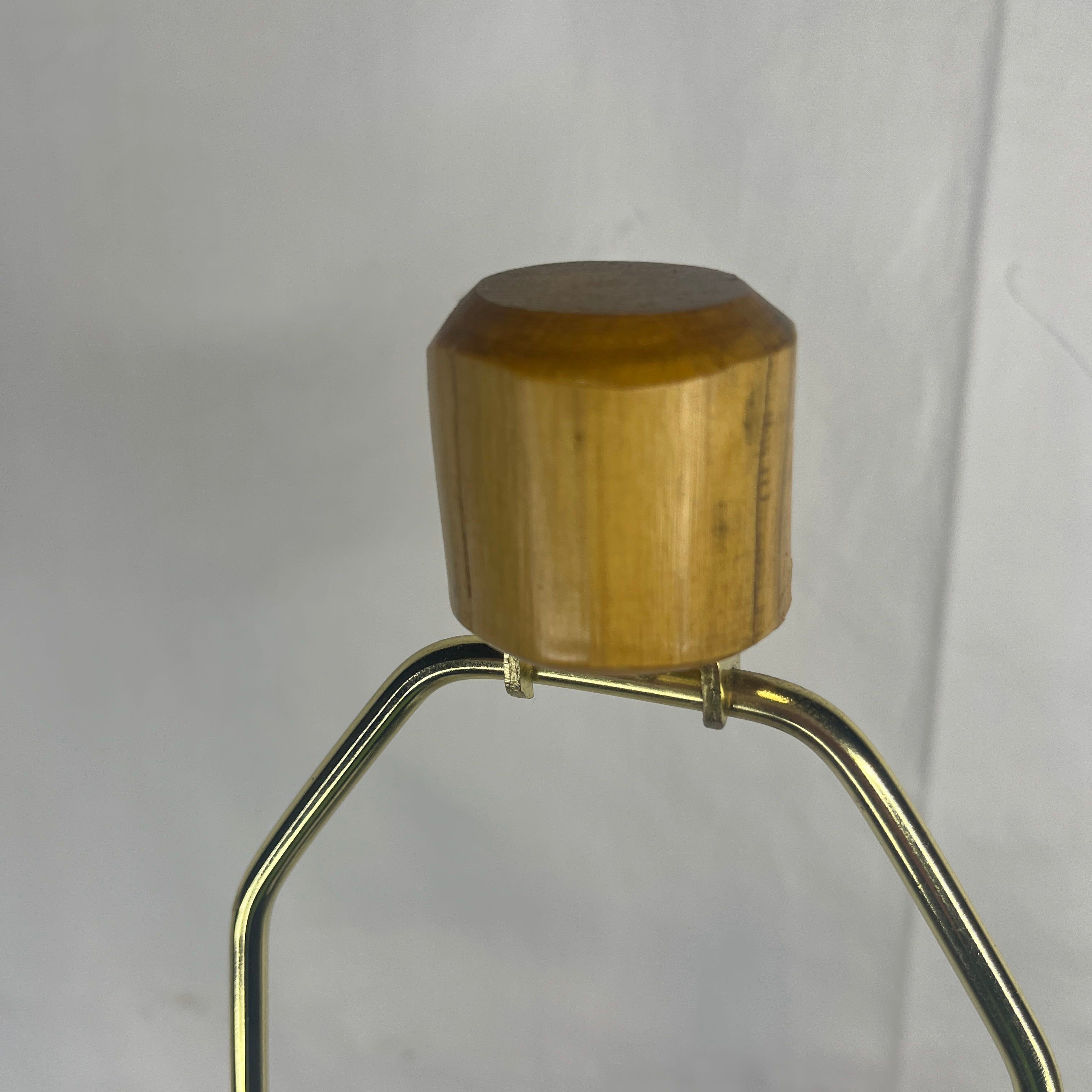 Hand Spun Locally Made Aspen Tree Table Lamp
