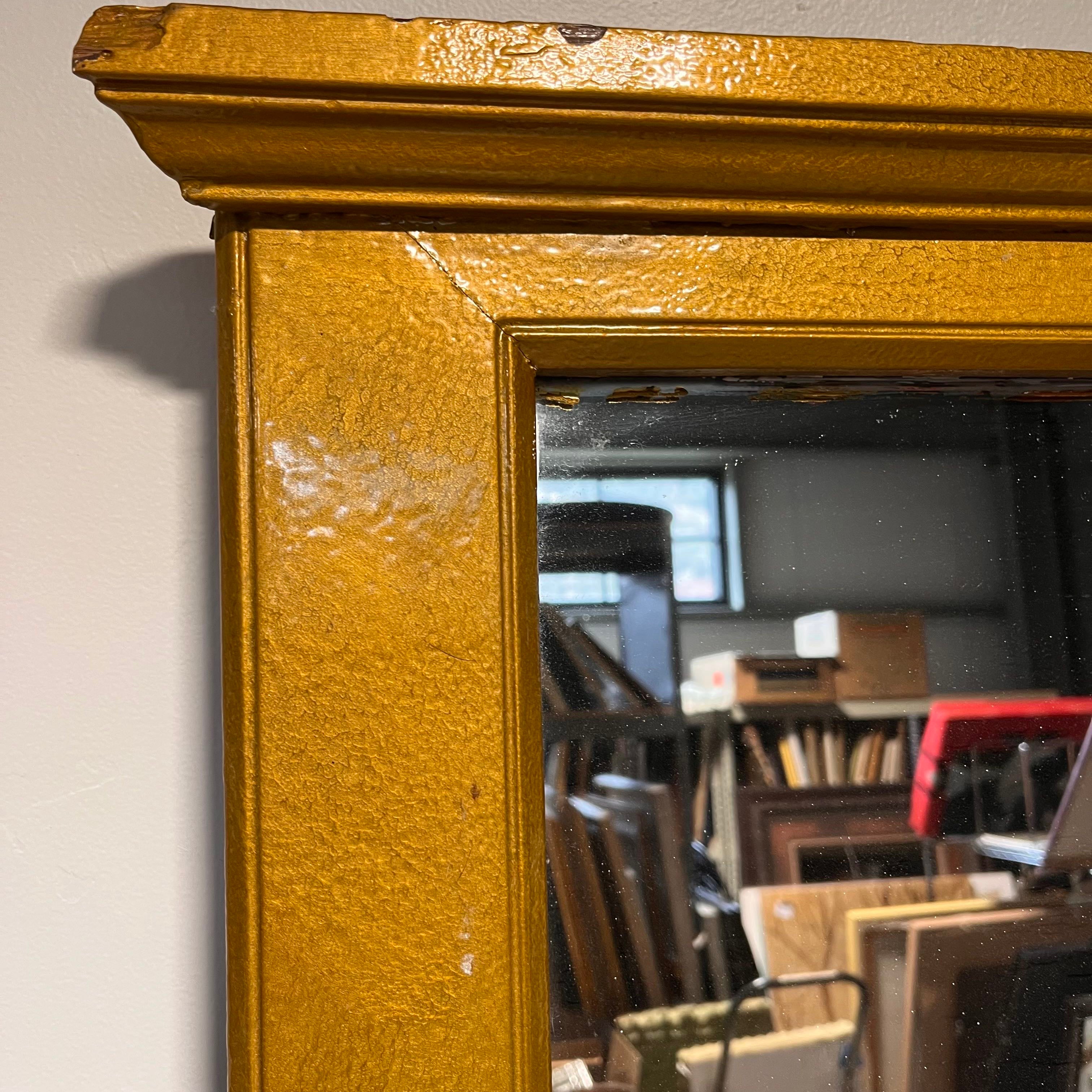 Vintage Gilt Wood Framed Wall Mirror