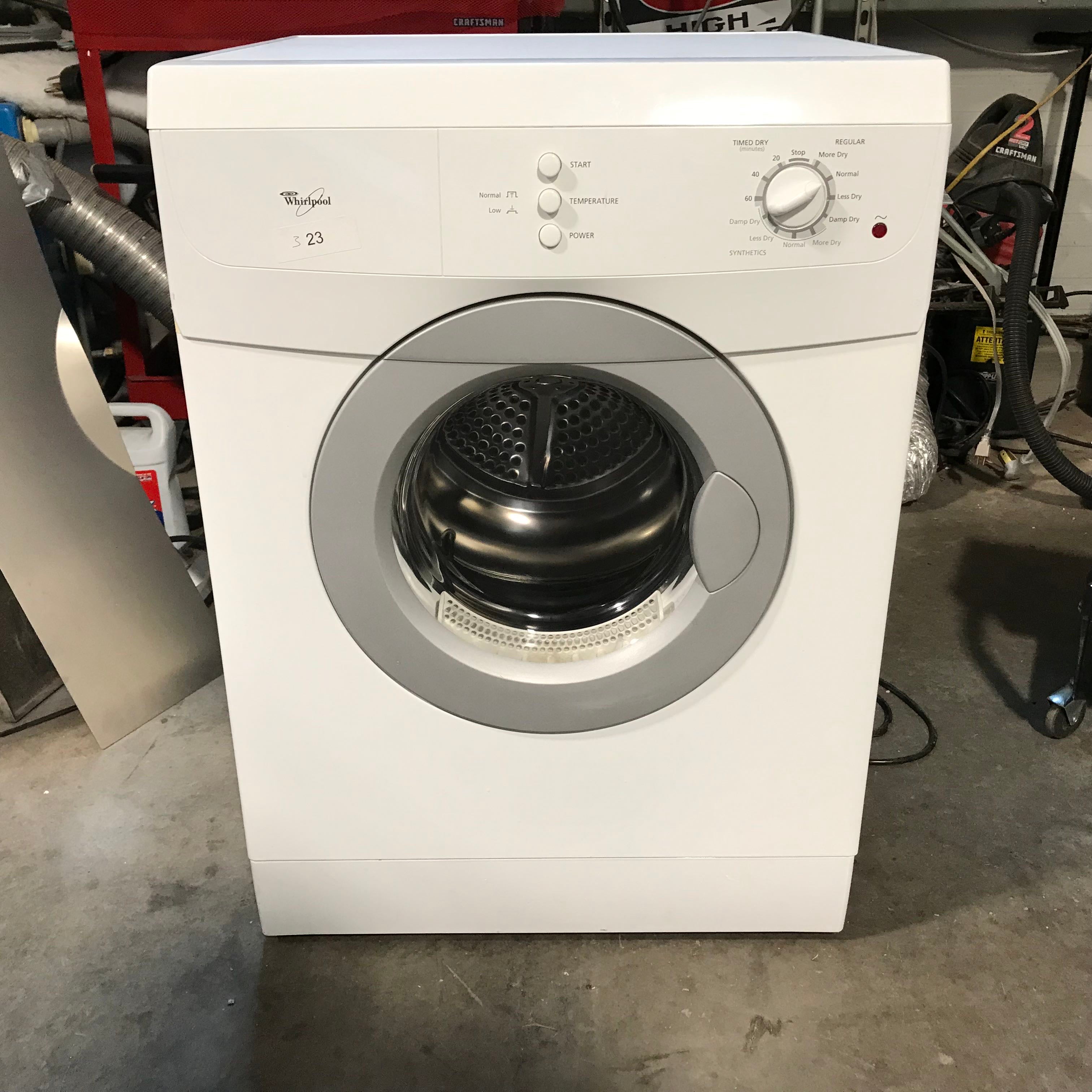 Whirlpool White Front Load Electric Dryer