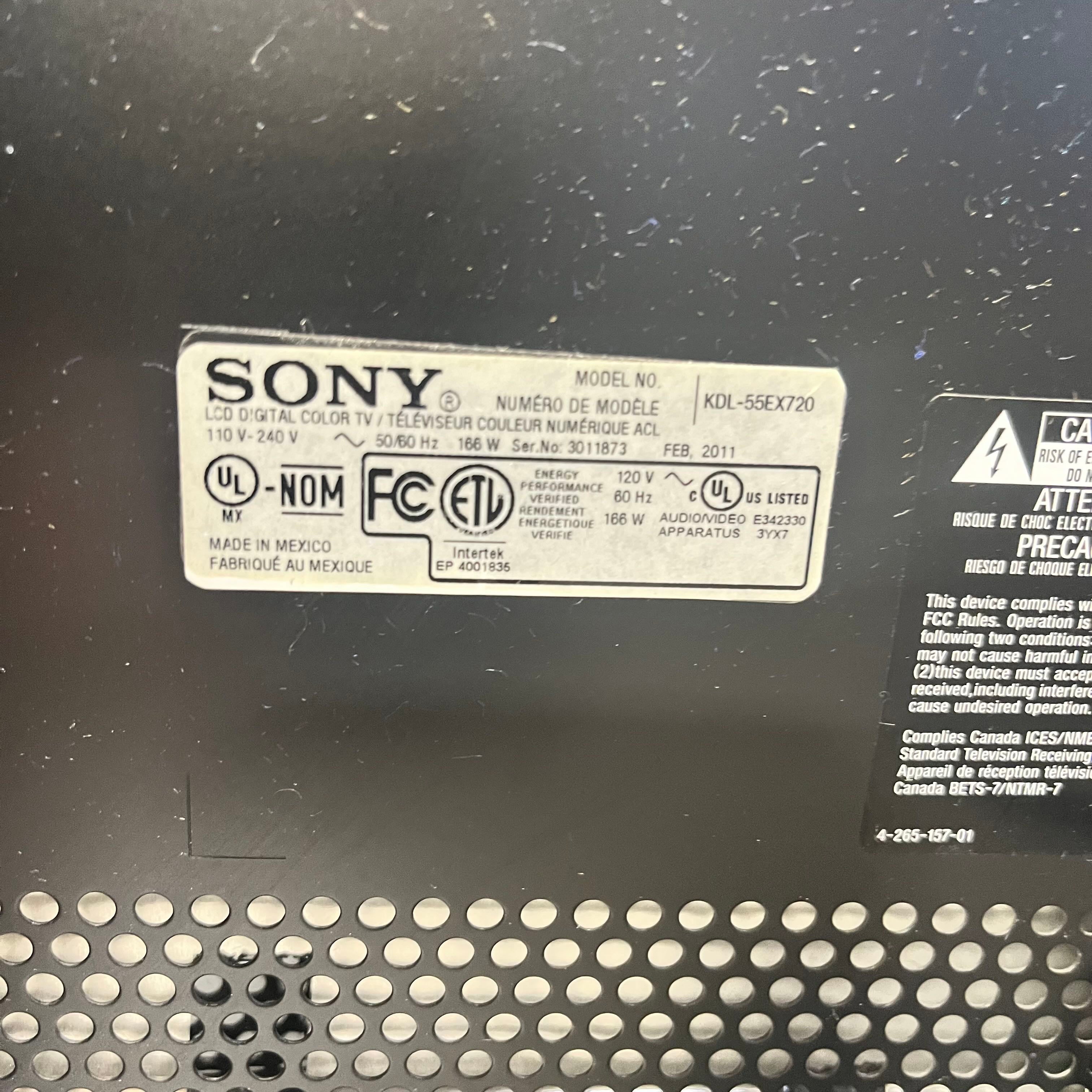 Sony Bravia LED LCD HDTV