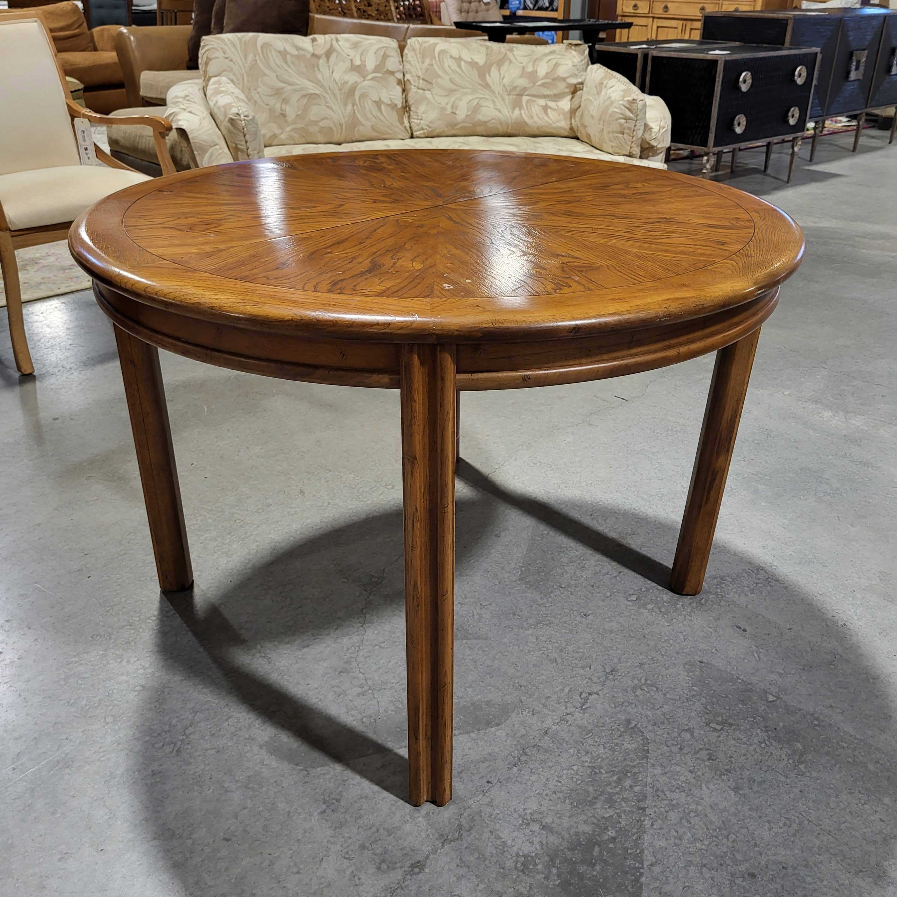 Wooden Round 4 Leg Table