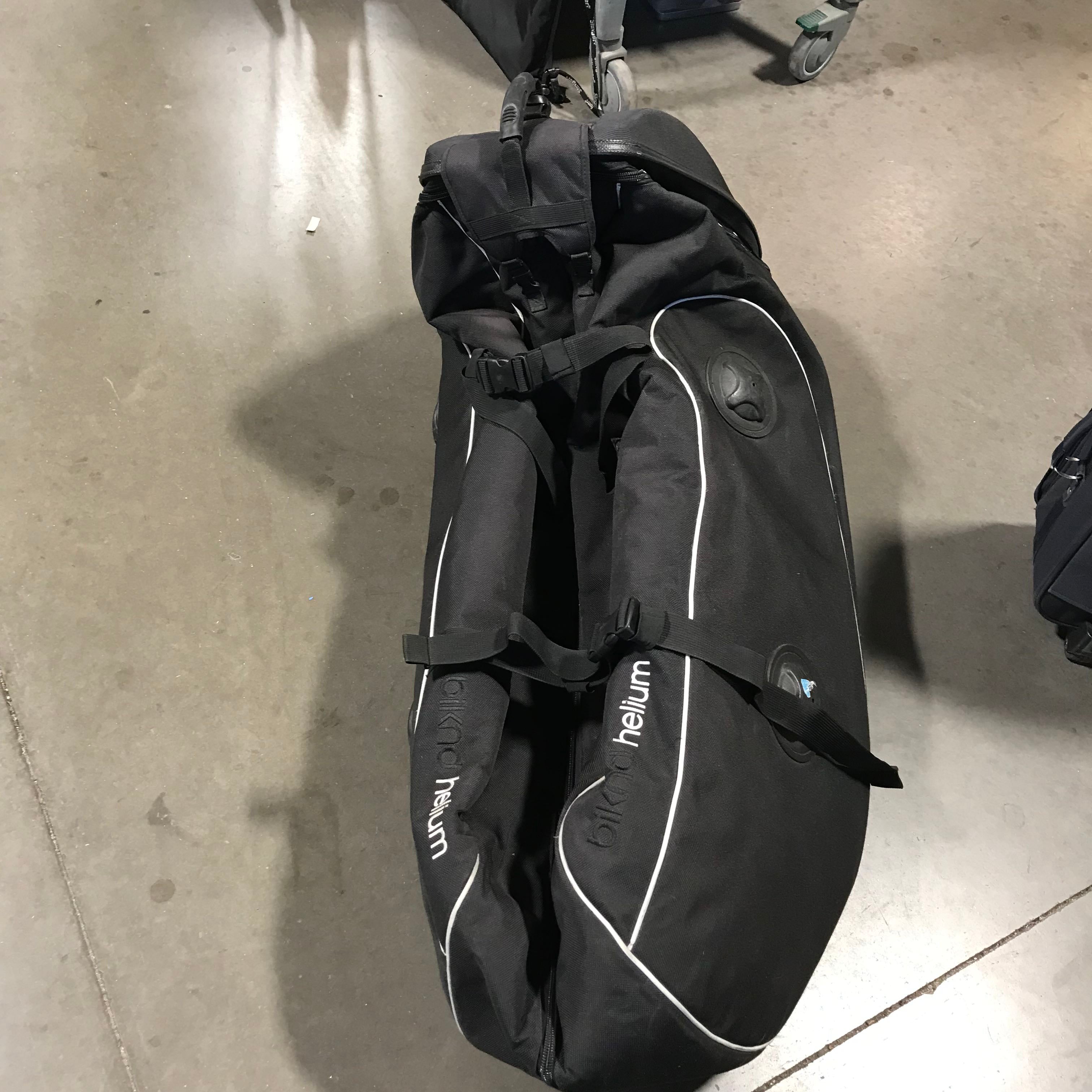 Biknd Helium Black Canvas Bike Travel Bag