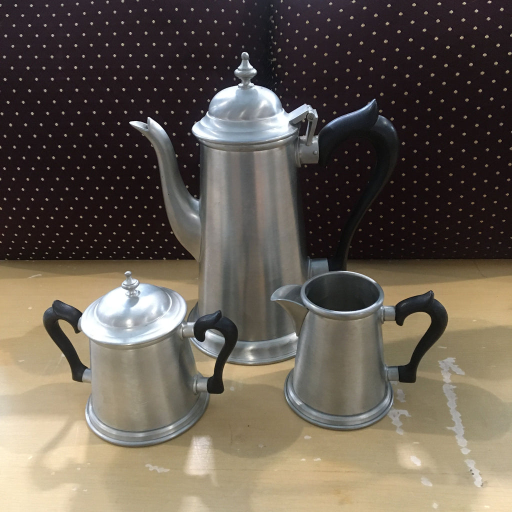 Copper & Pewter Farmhouse Antique Coffee Pot, Prisk & Sons, CT