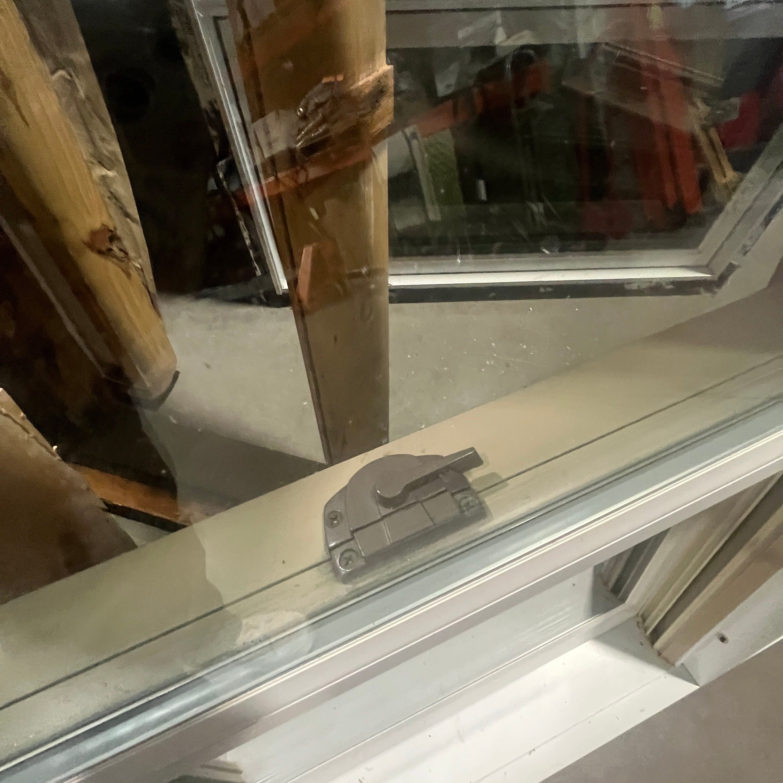 51"x 41"x 7" White Metal CLad Mulled Double Hung Exterior Window