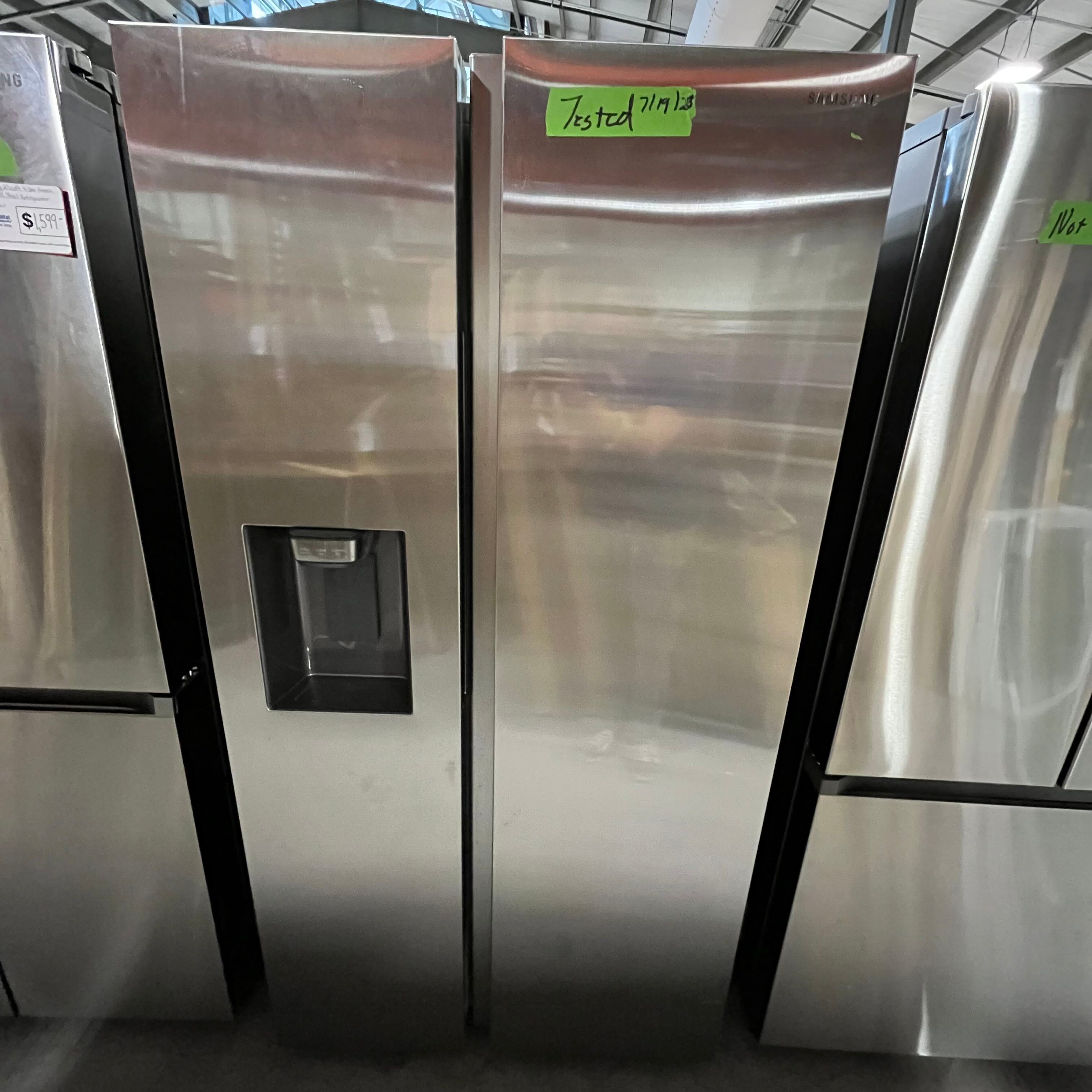 G923 Samsung Side by Side Stainless Steel Refrigerator
