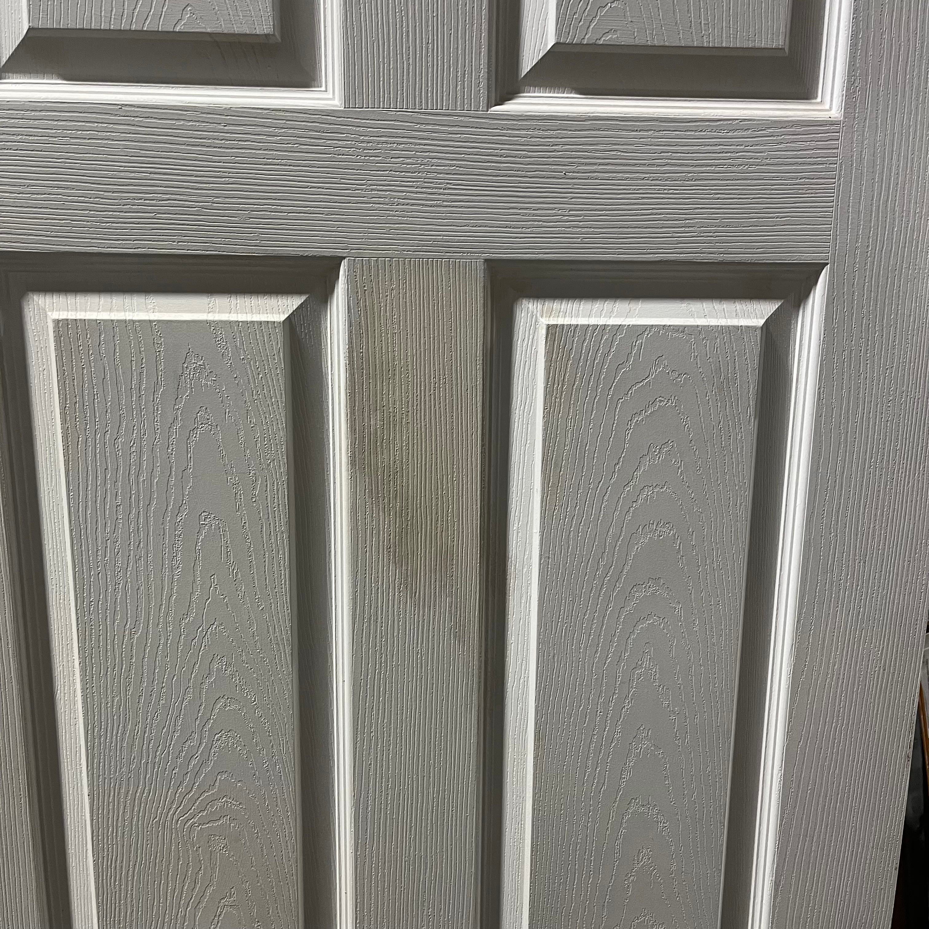 31.75"x 80"x 1.375" 6 Panel White Hollow Core Interior Door