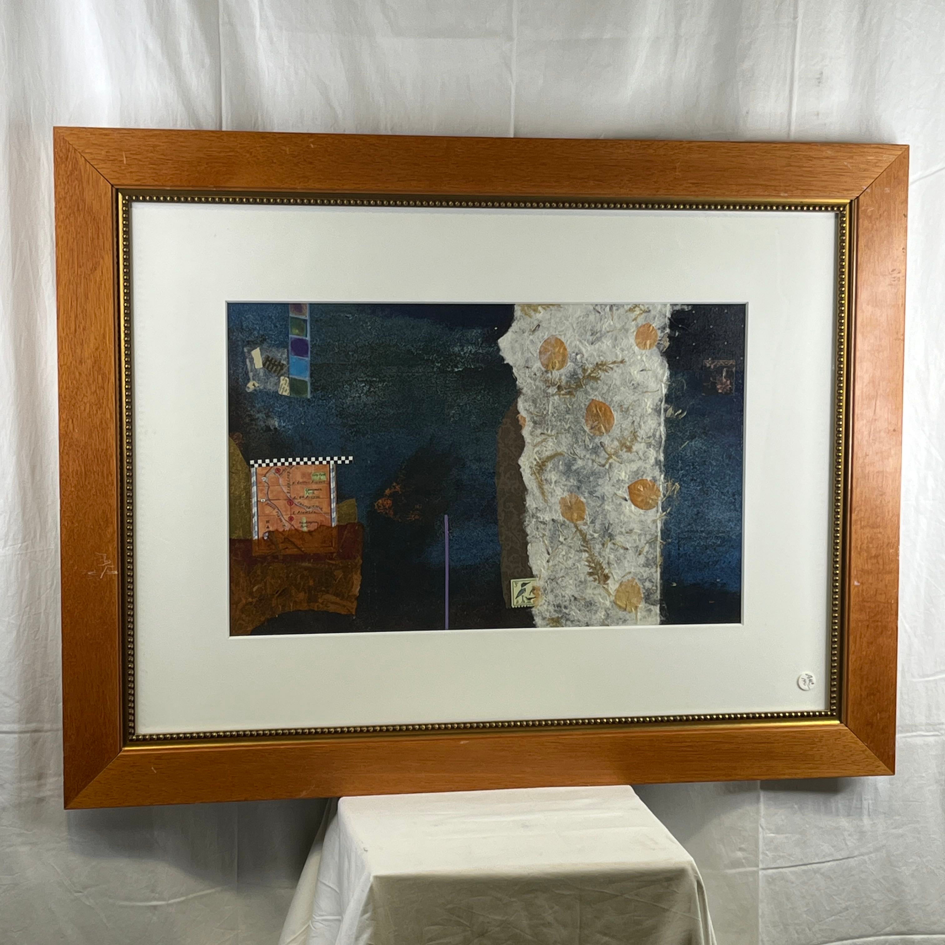 Abstract Colfax Framed Mixed Media by Unkown Artist Wall Decor