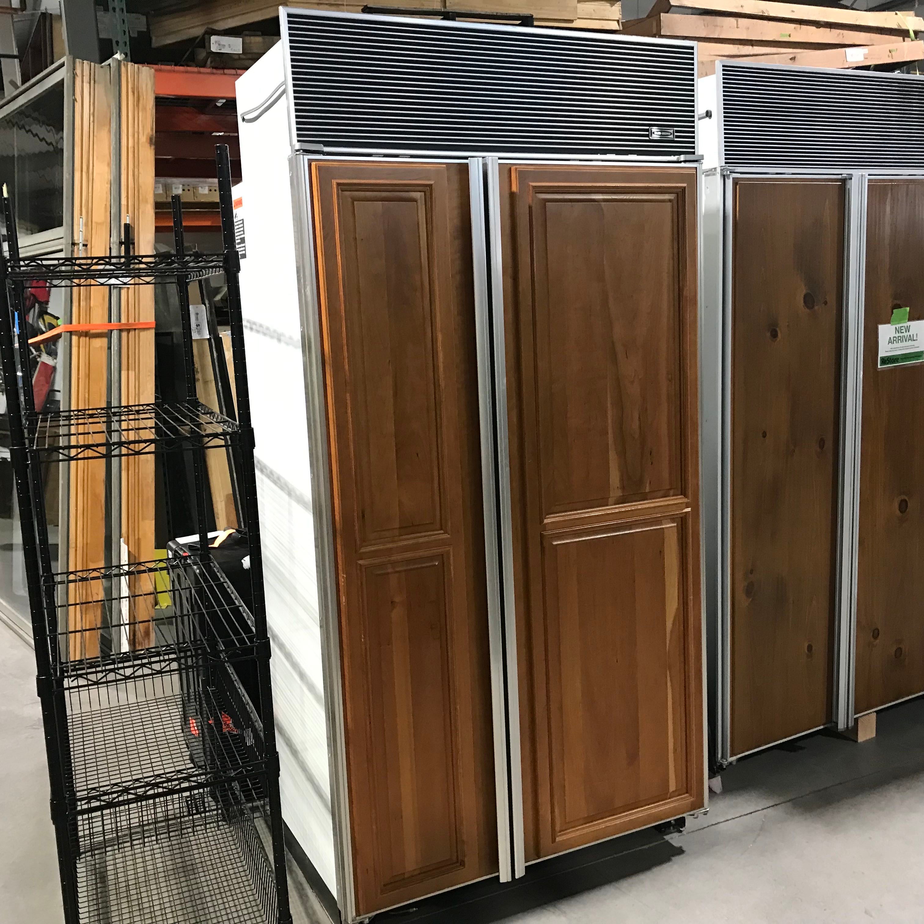 Sub-Zero 42" 642 Wood Panel Doors Side-By-Side Refrigerator