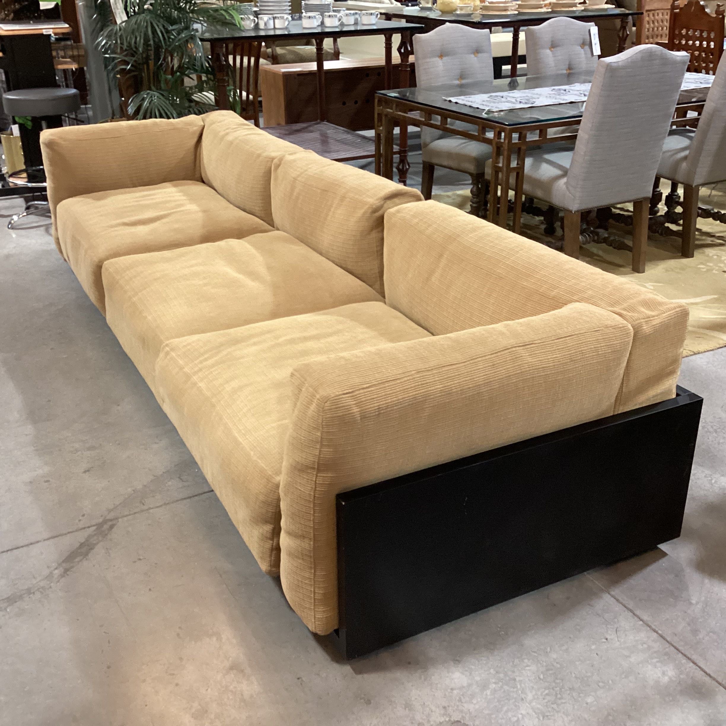 Cassina Mex Cube Gold Woven 3 Piece Seating System Sofa