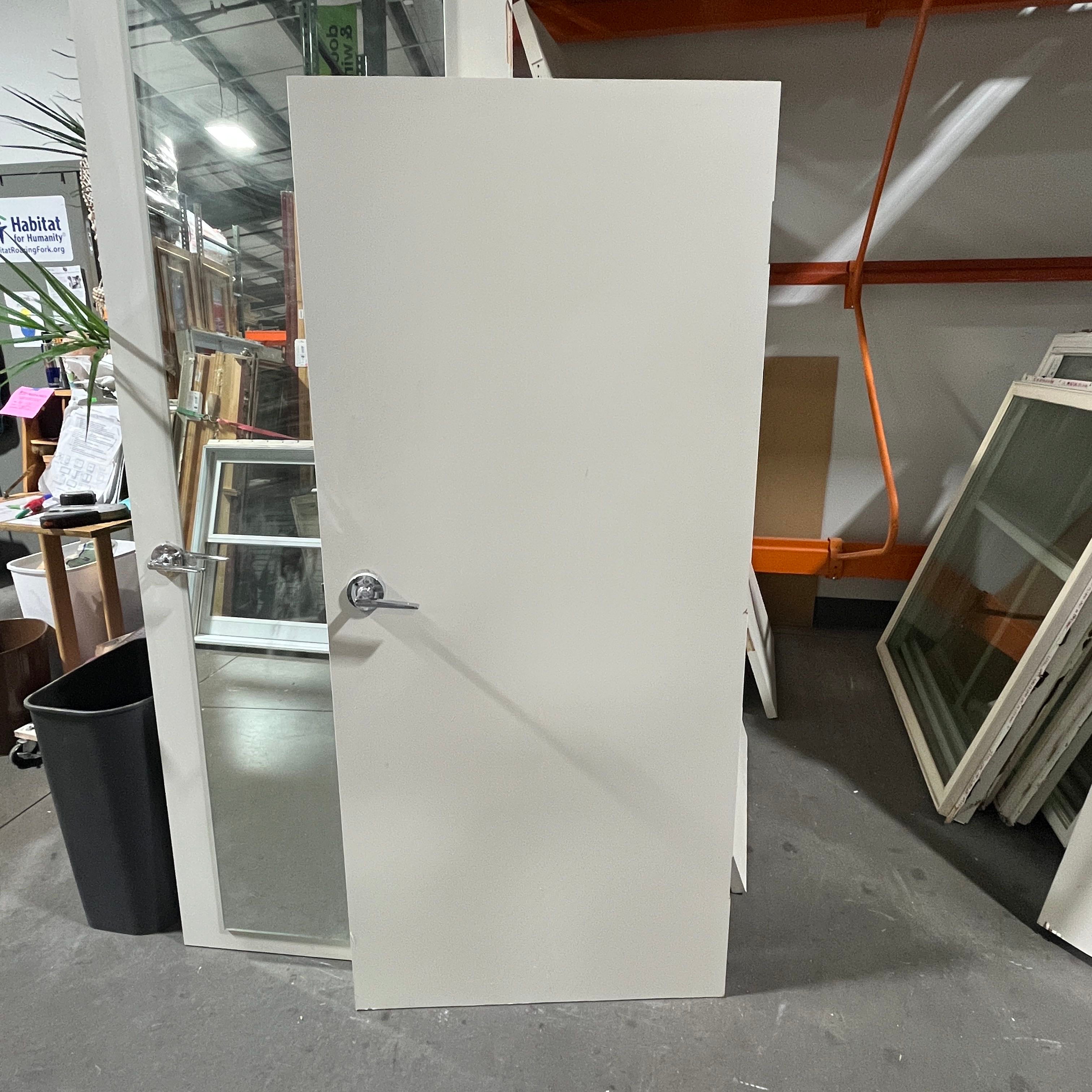 29.75"x 66.75"x 1.75" White Solid Interior Door