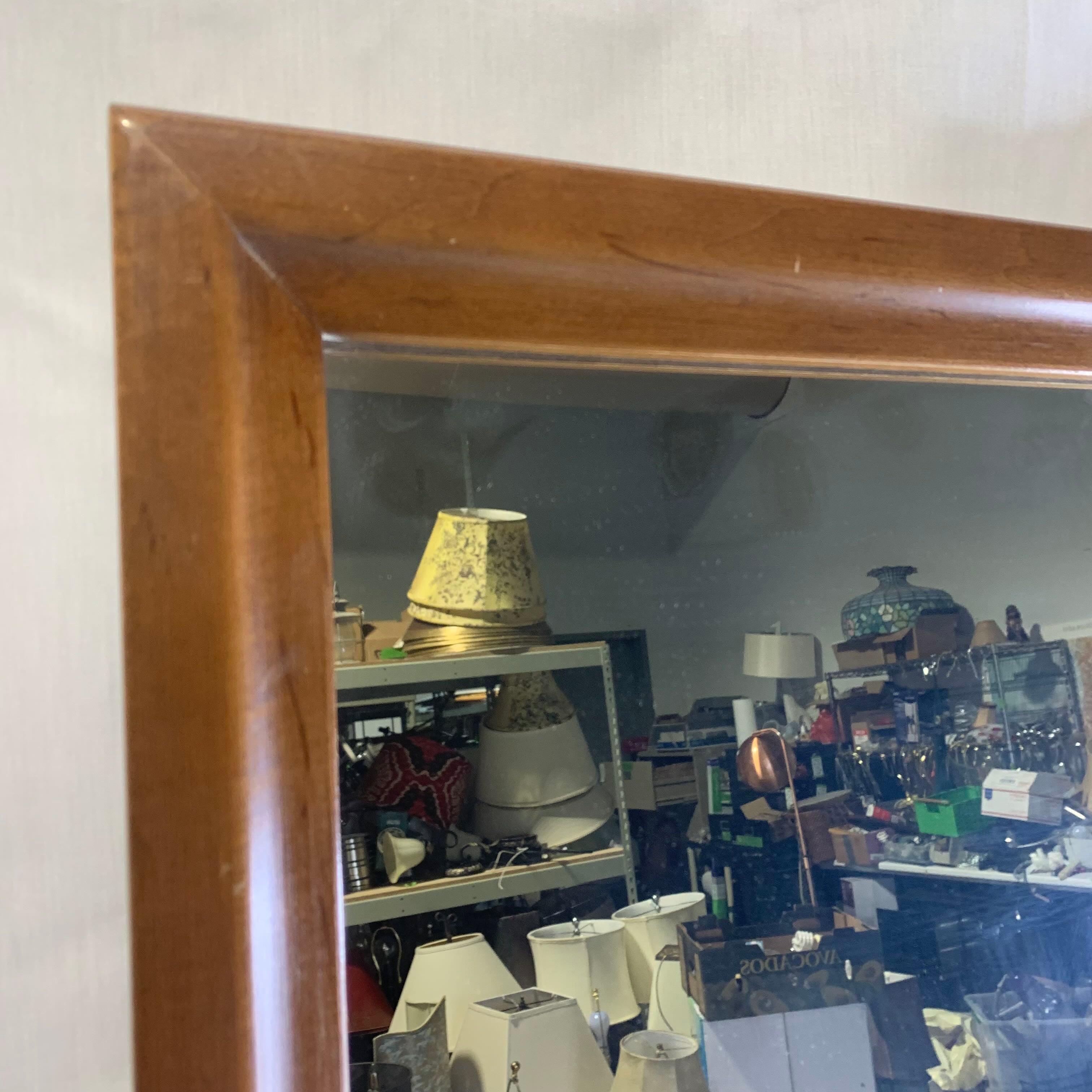 26.5"x 34.5" Wood Framed Mirror