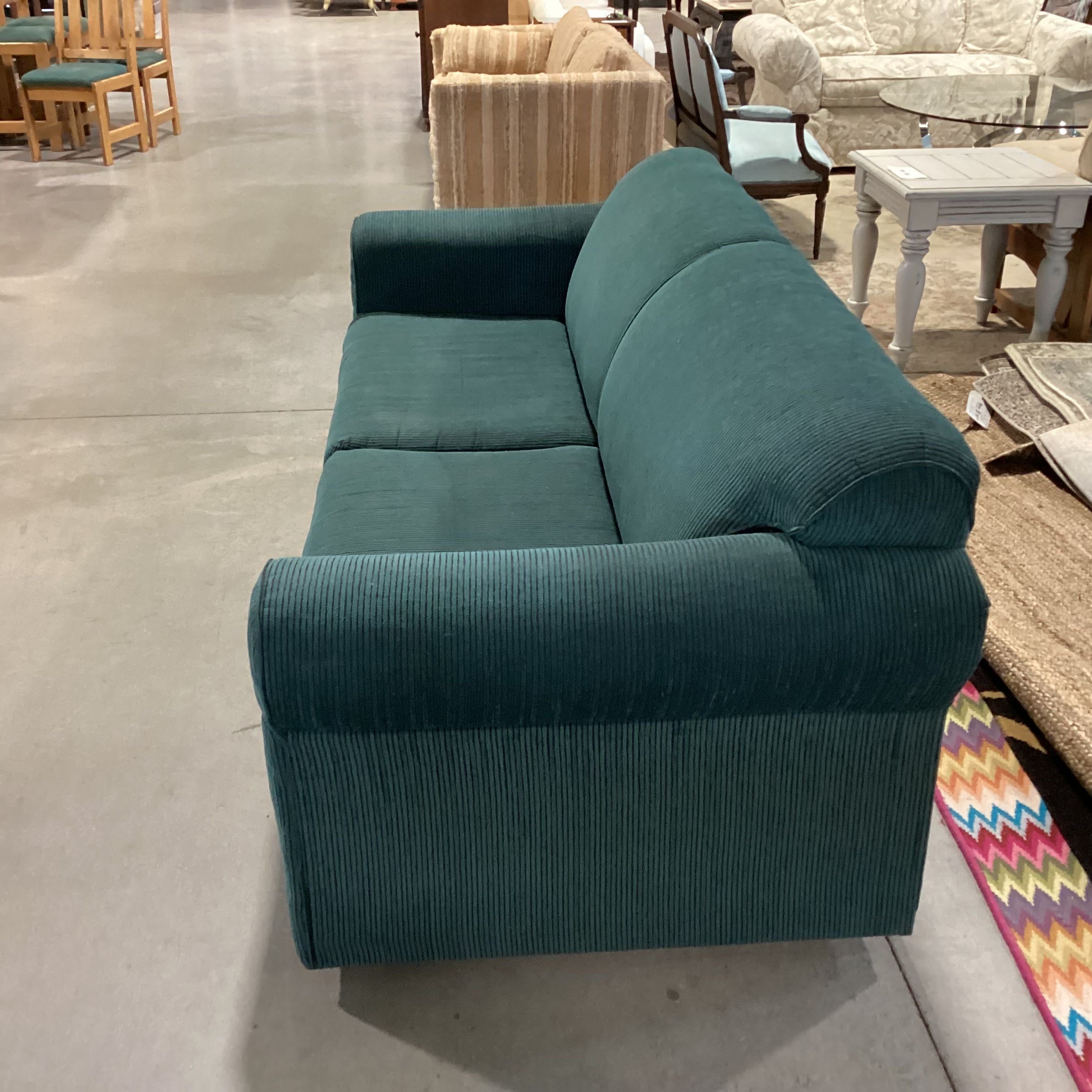 Sleep Shop Forest Green Queen Sleeper Sofa — Habitat Roaring Fork