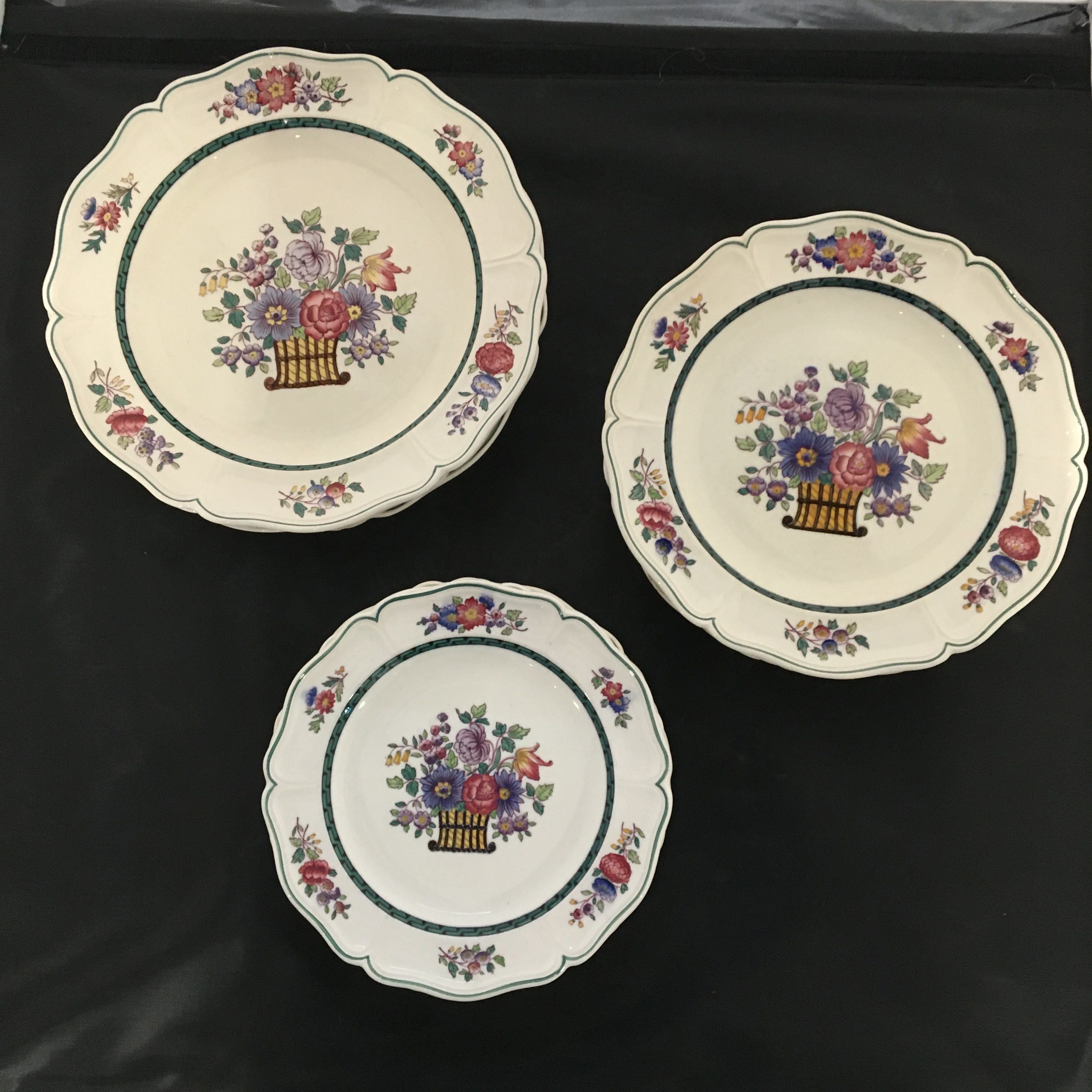 15 pc - Antique Wedgewood Floral Etruria China 1922