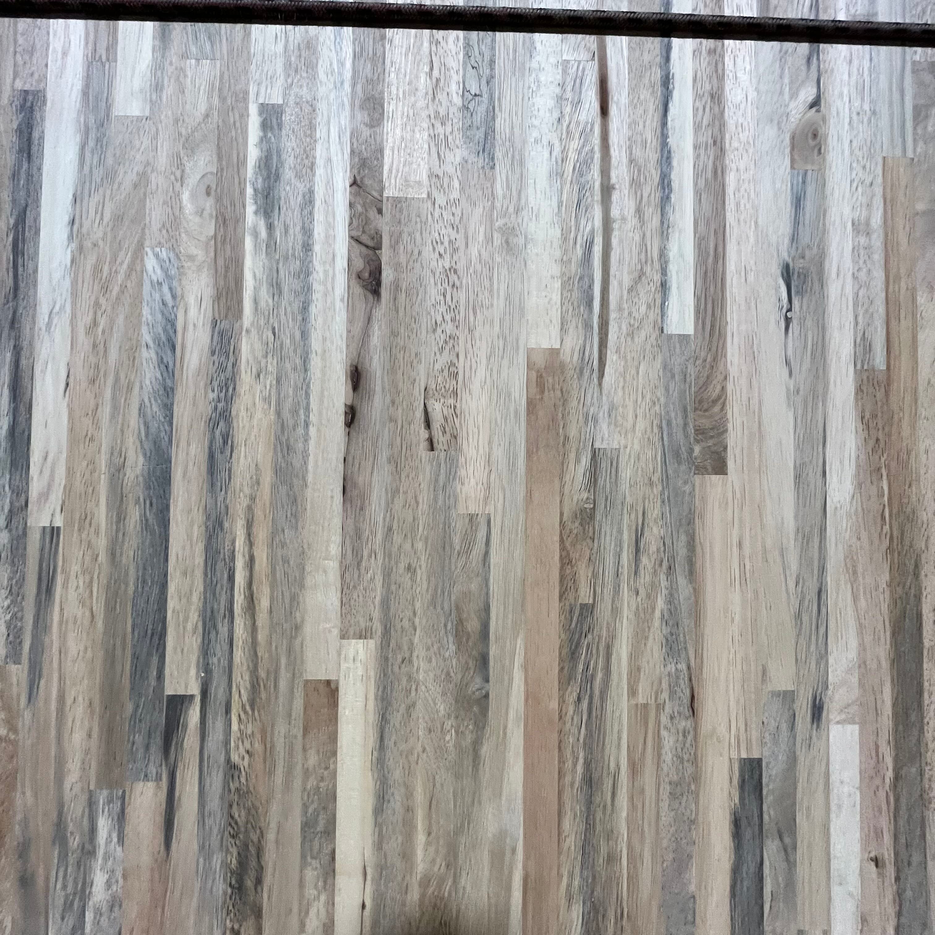 Wood Art Hevea Natural Grey Butcher Block Countertop