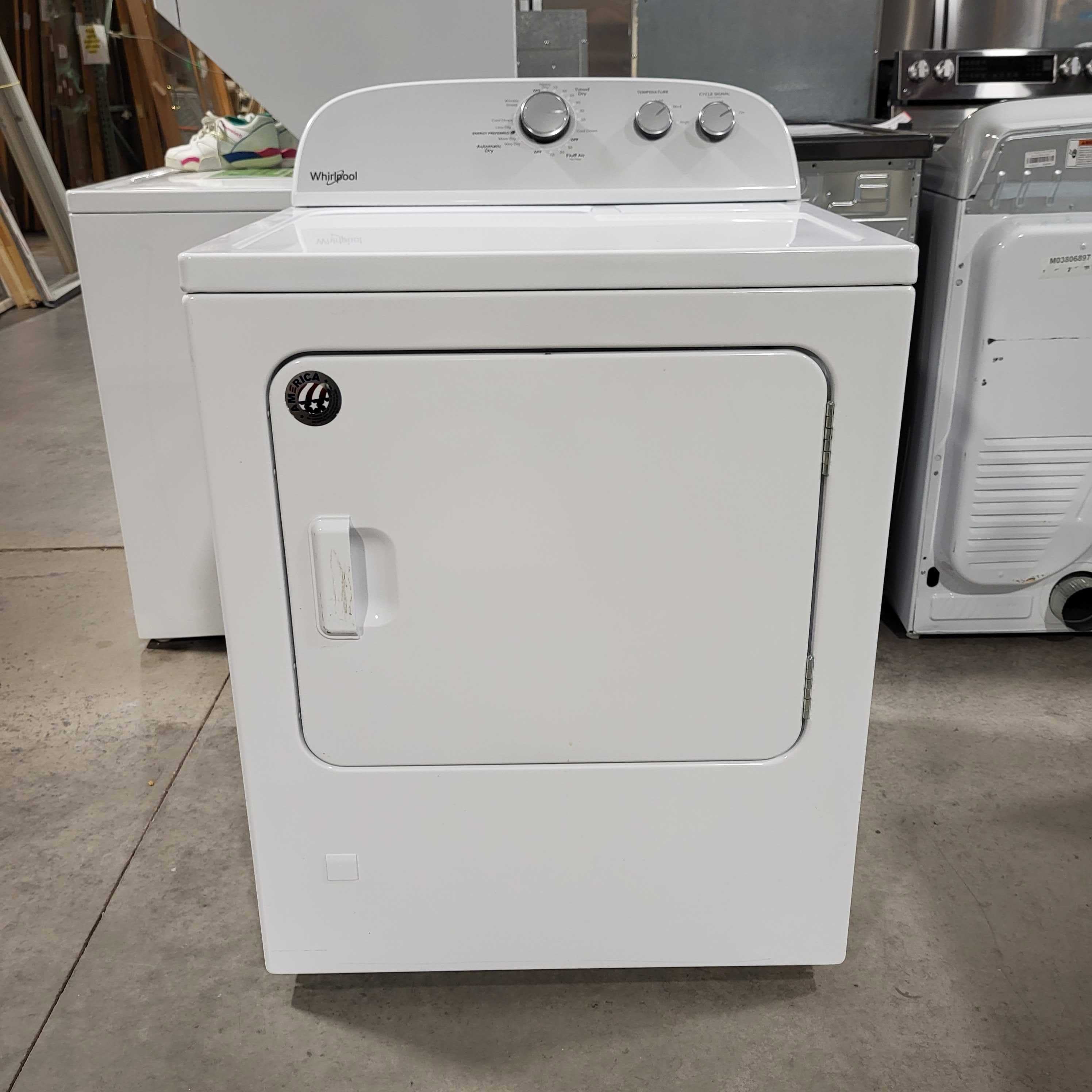 Whirlpool White Front Load Gas Dryer