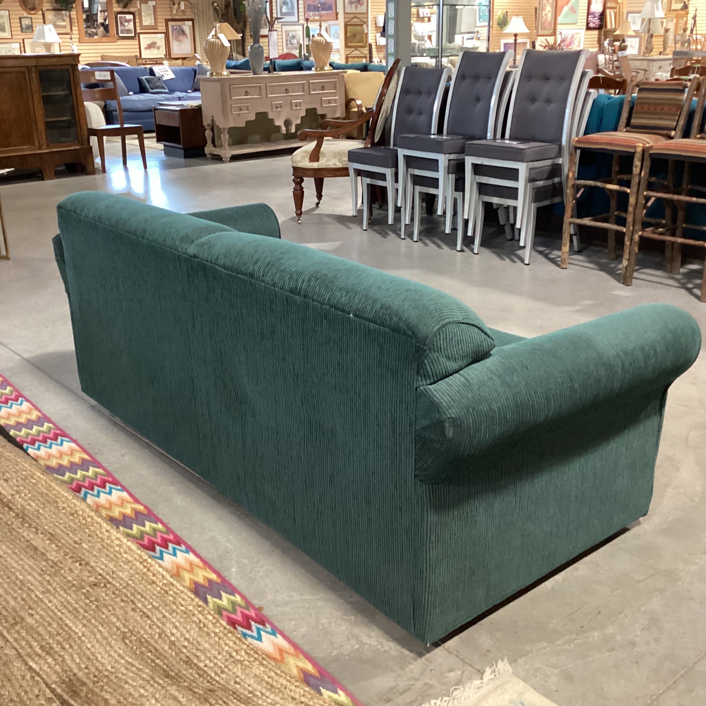 Sleep Shop Forest Green Queen Sleeper Sofa — Habitat Roaring Fork