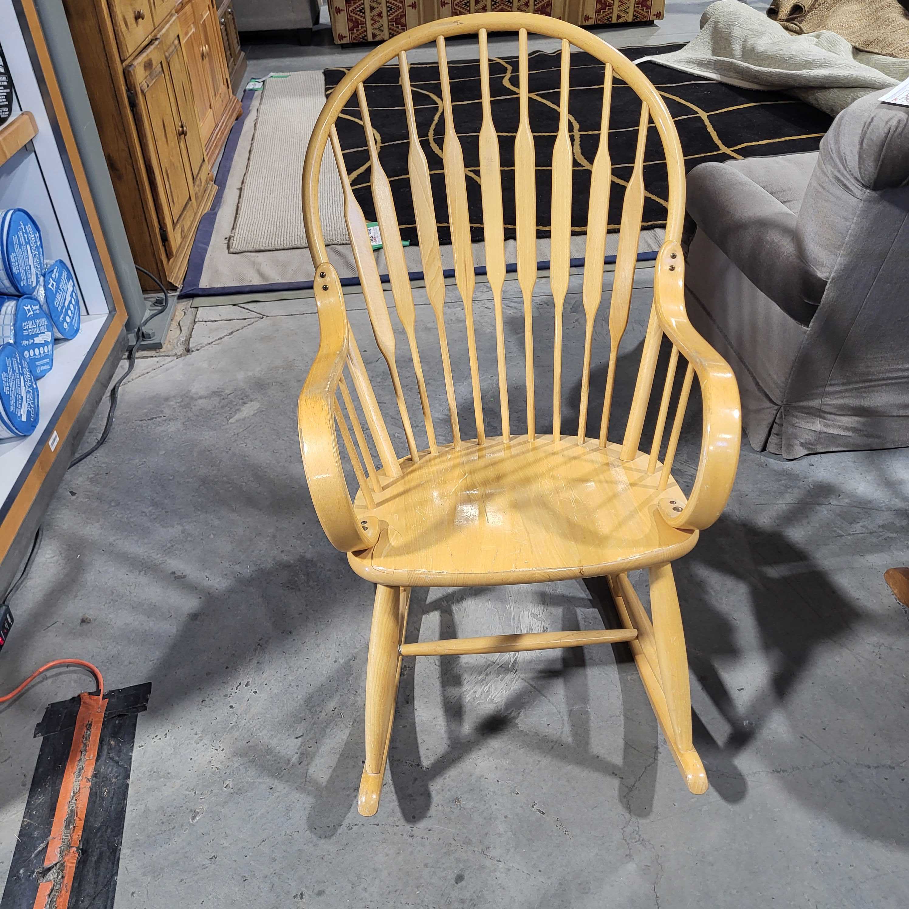 Modern Maple Wood Rocking Chair