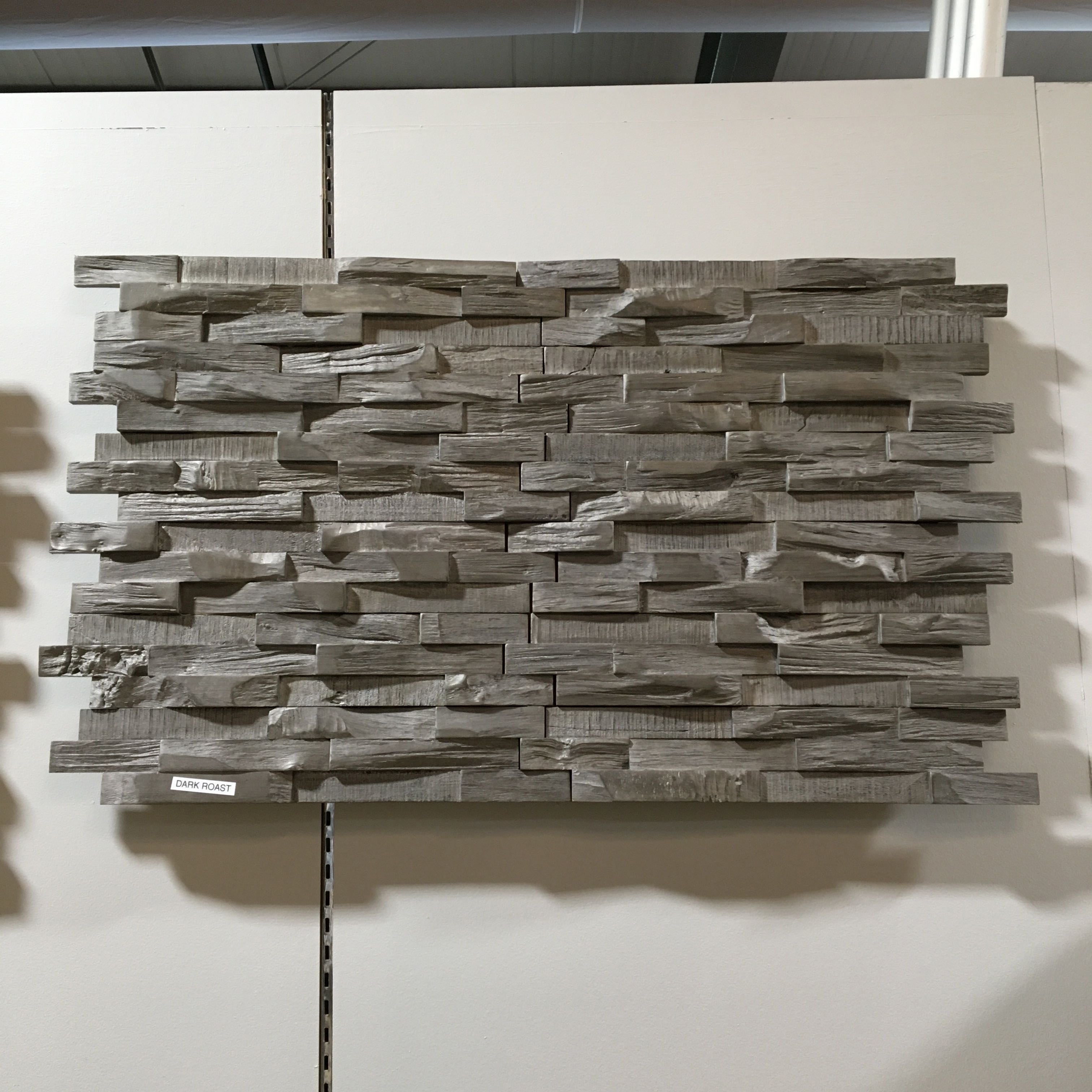 8.61 sq.ft/ Carton Indoor Dark Roast Heavy Wall Paneling
