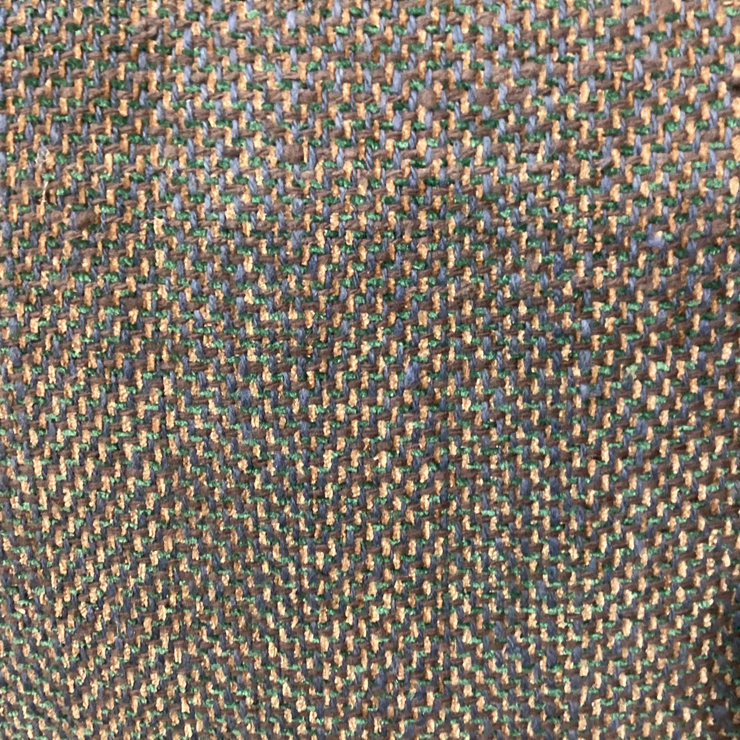 D Langston Green Woven Roll Arm with Tailored Skirt Chair 39"x 42"x 35"